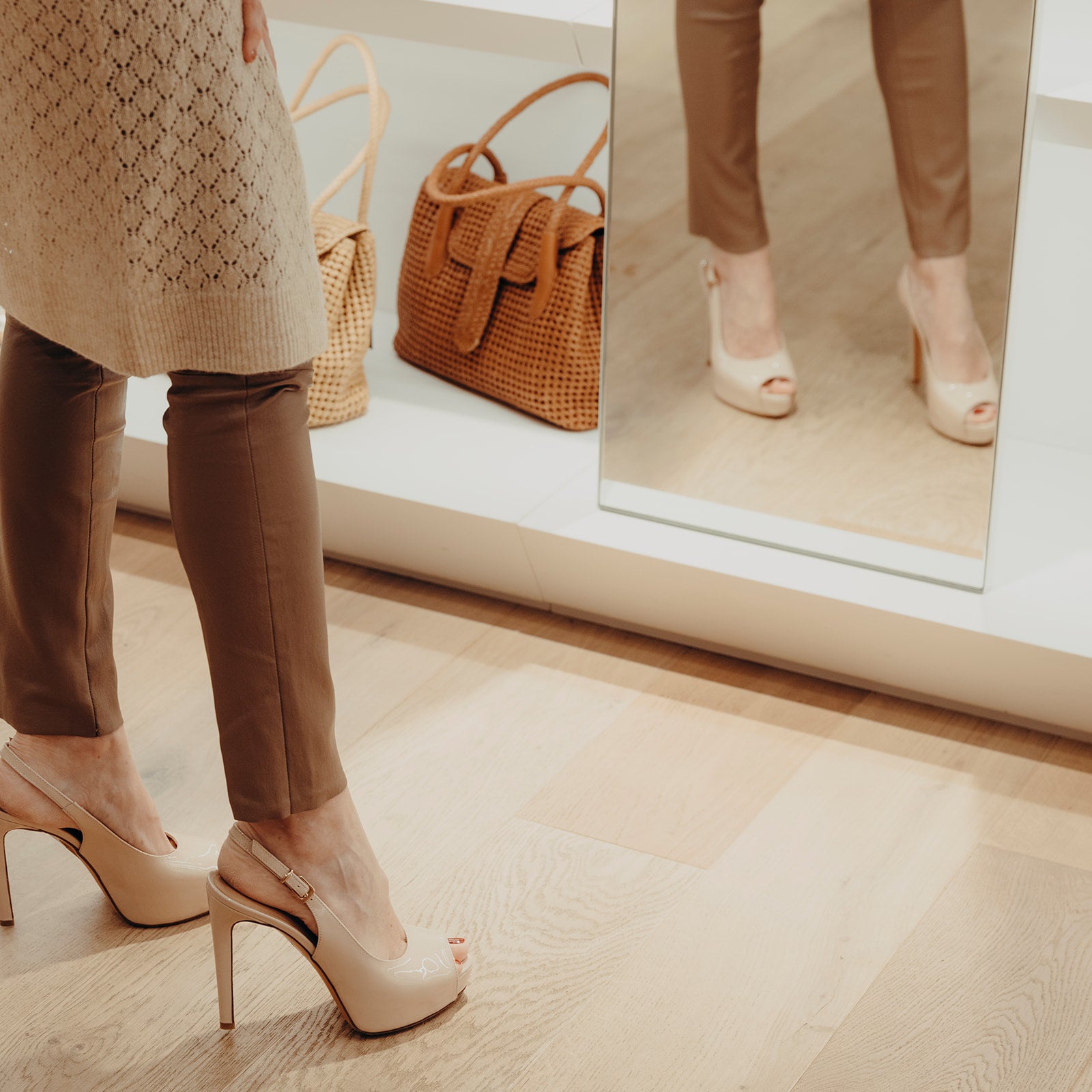 pumps met peep toe
