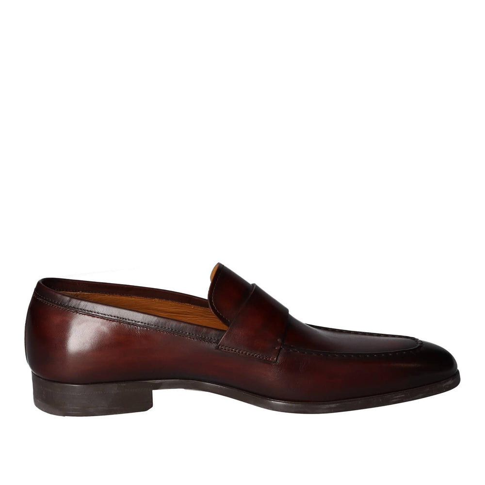 Chaussures à enfiler, Marron foncé