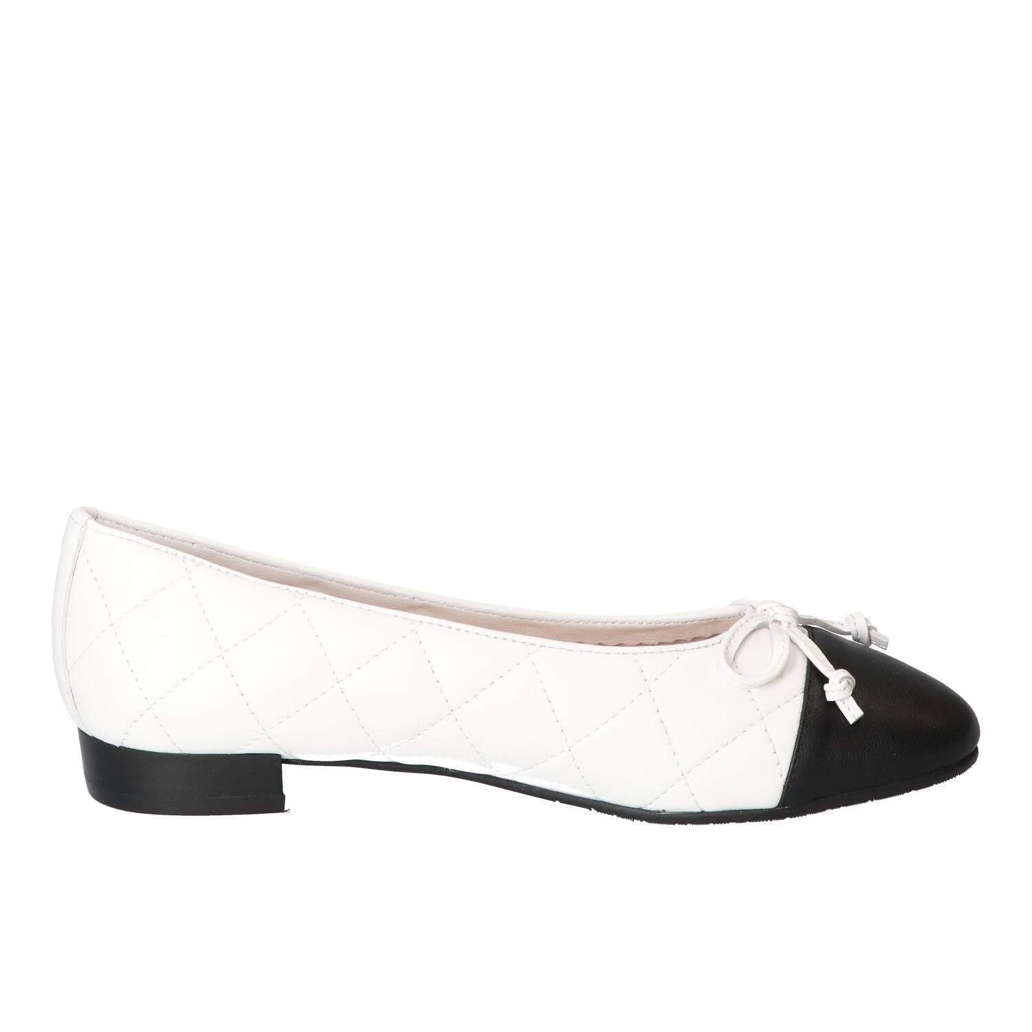Ballerines, blanches