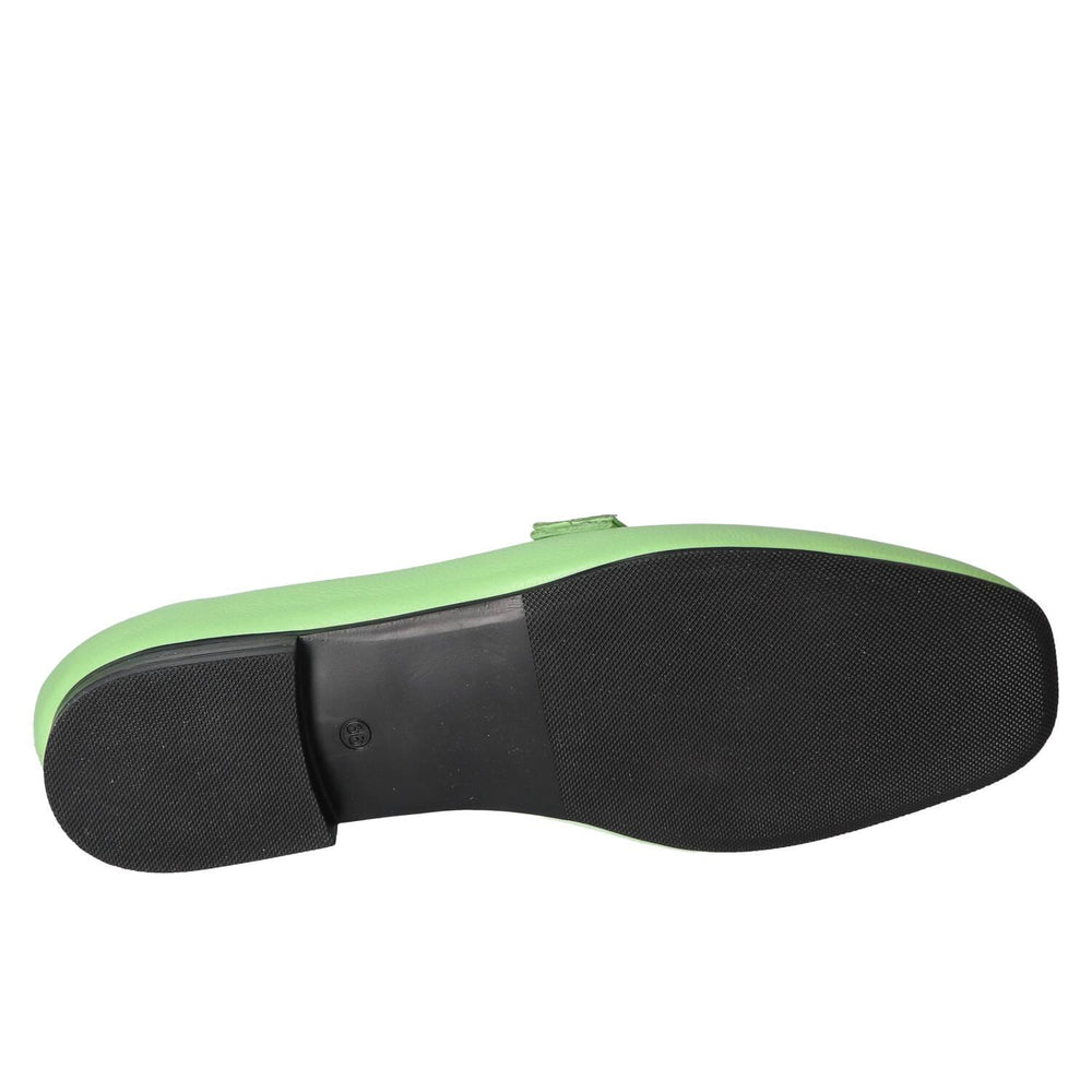 Chaussures à enfiler, vert