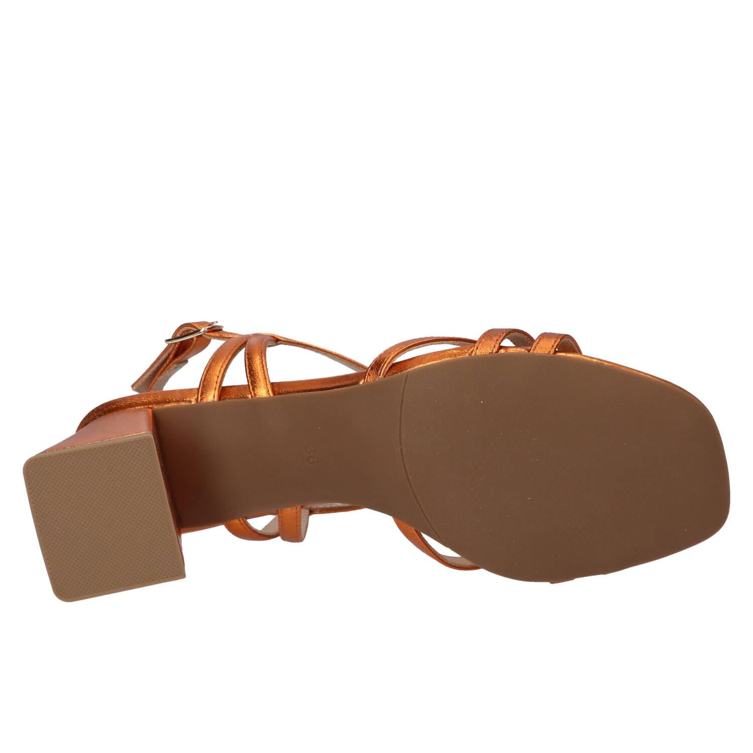 Sandales, orange