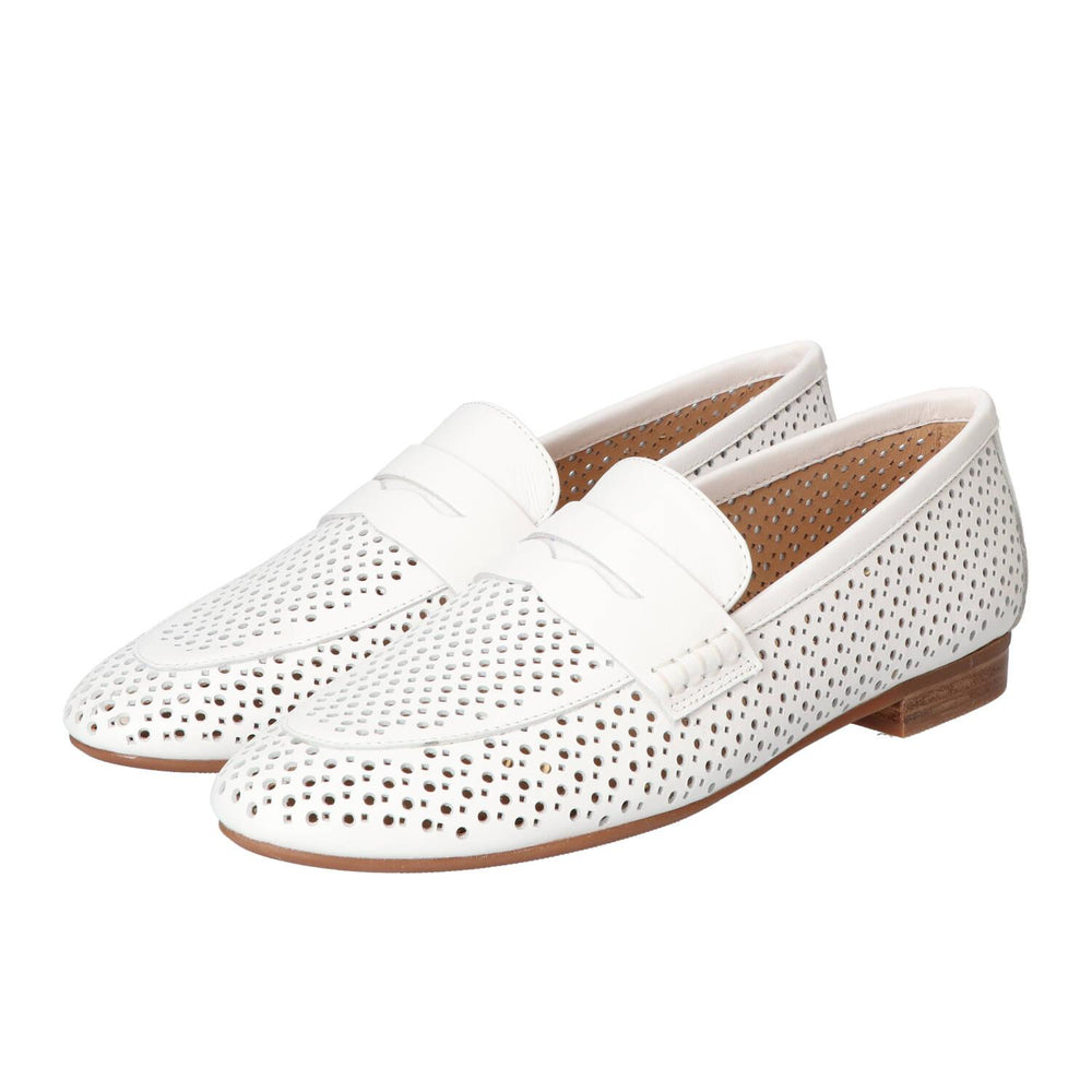 Chaussures à enfiler, Blanc