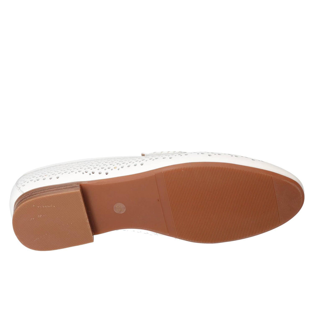 Chaussures à enfiler, Blanc