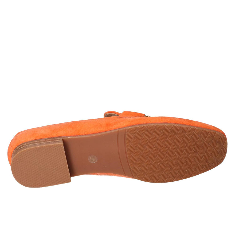 Chaussures à enfiler, Orange