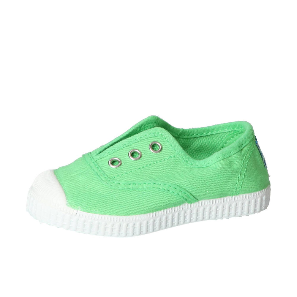 Chaussures Velcro, vertes