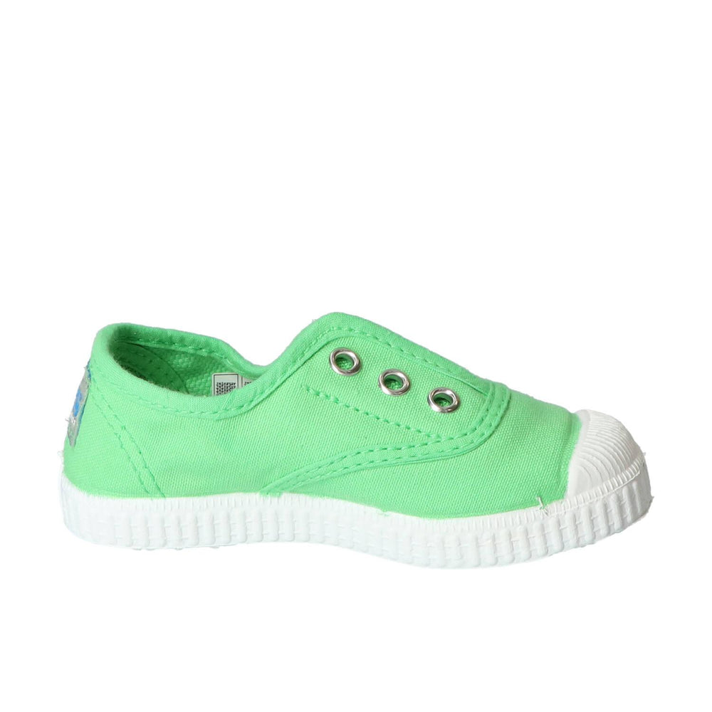Chaussures Velcro, vertes