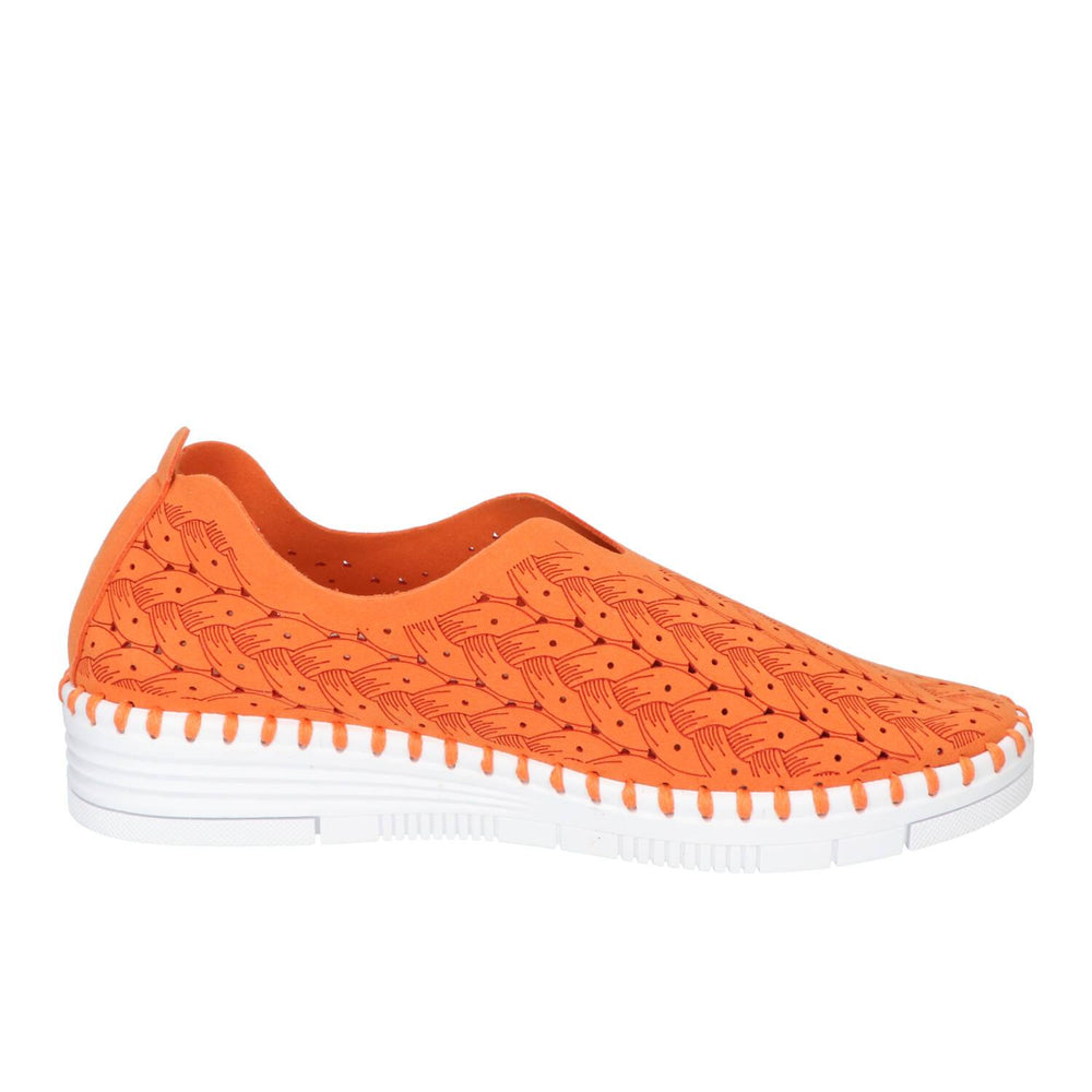 Chaussures à enfiler, Orange