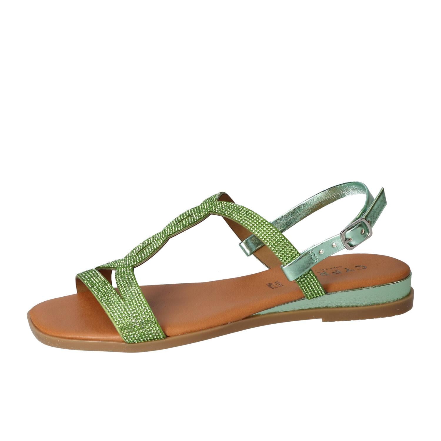 Sandales, vert