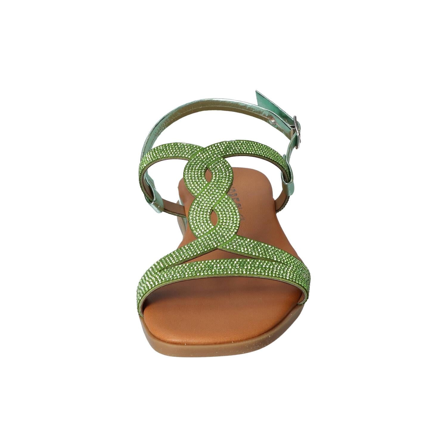 Sandales, vert