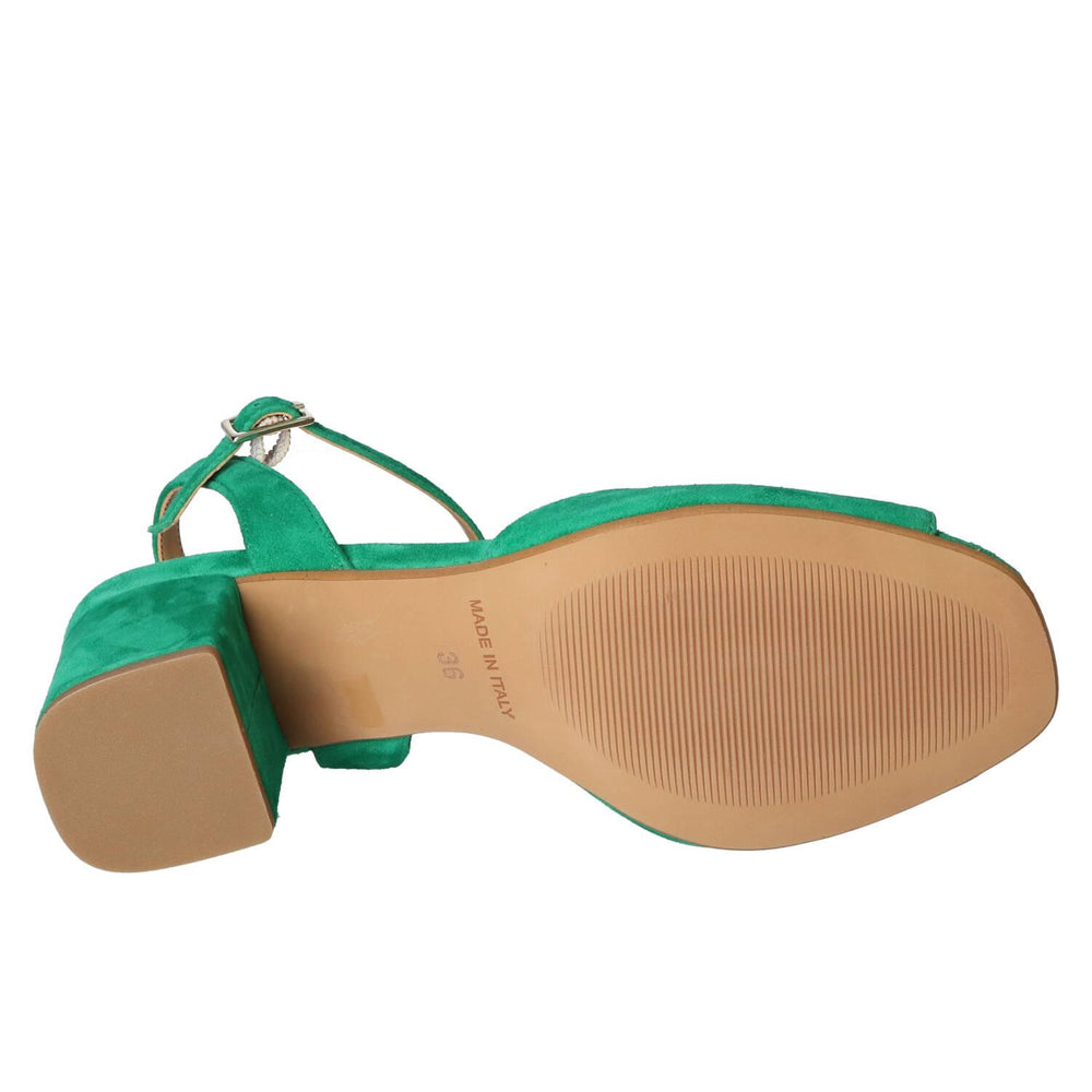 Sandales, vert