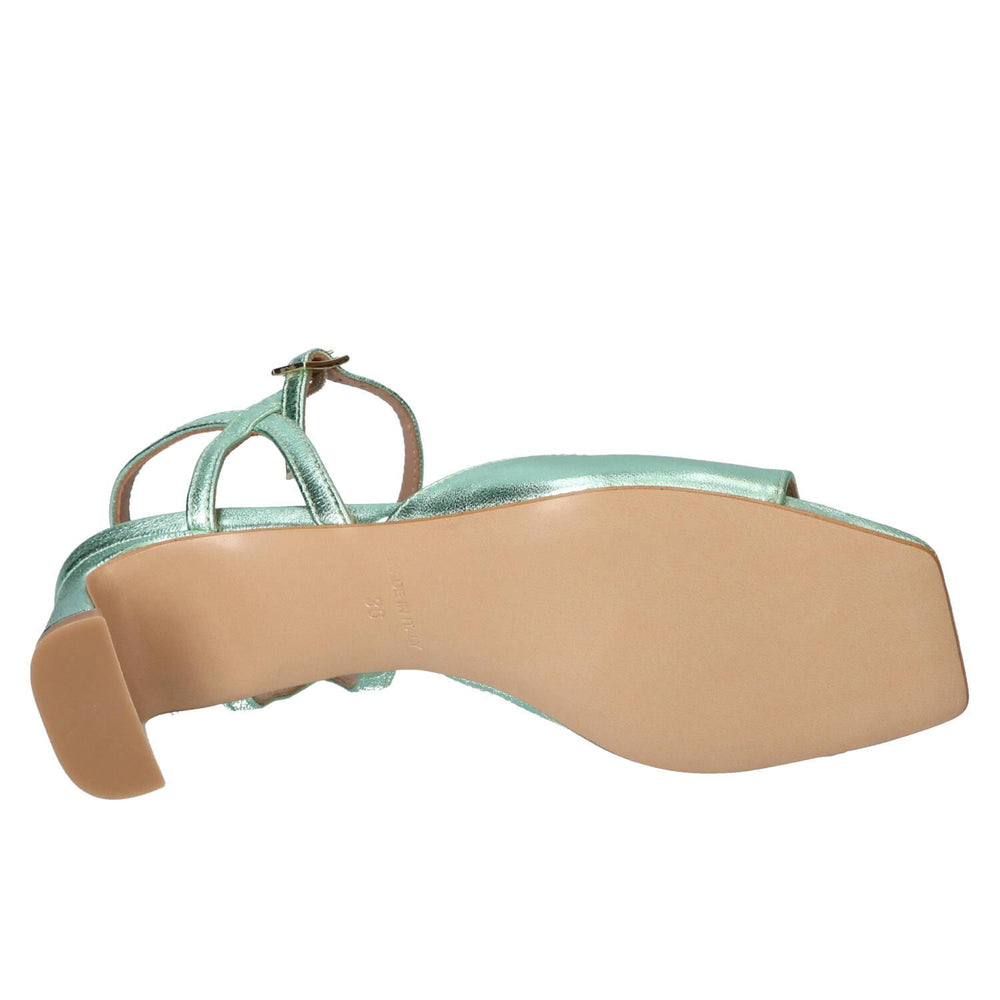 Sandales, vert