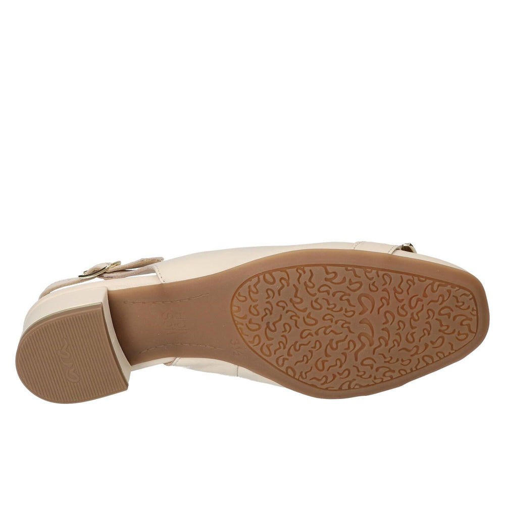 Slingback, beige clair