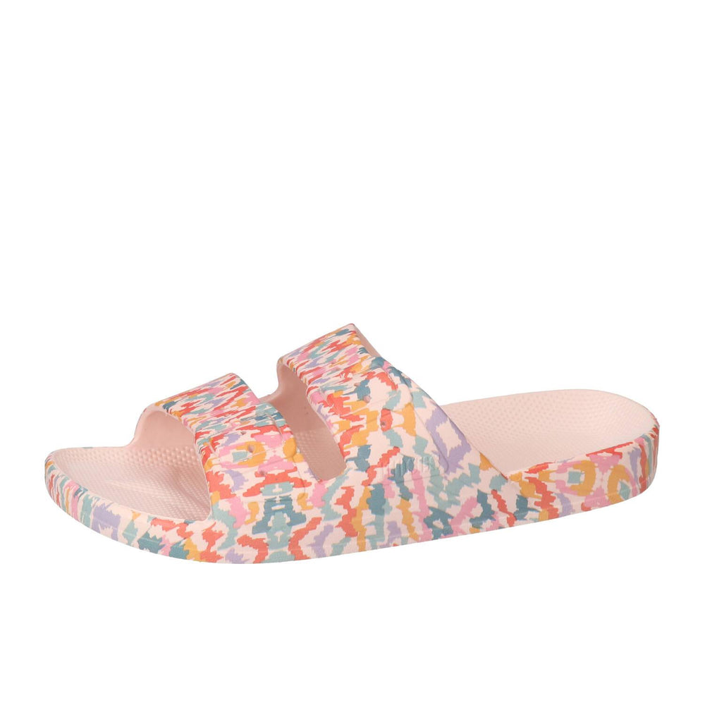 Pantoufles, multicolores