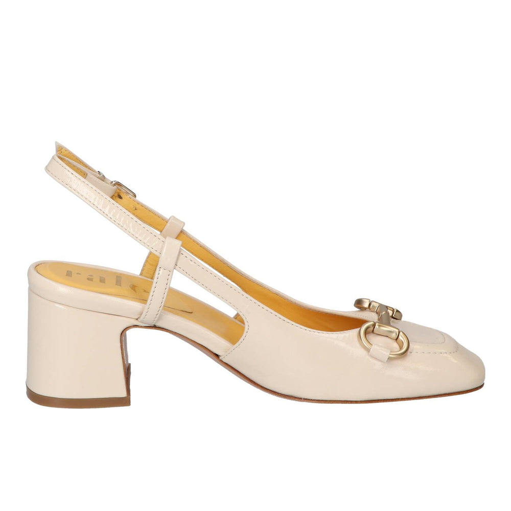 Slingback, beige clair