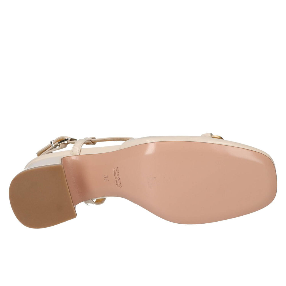 Slingback, beige clair