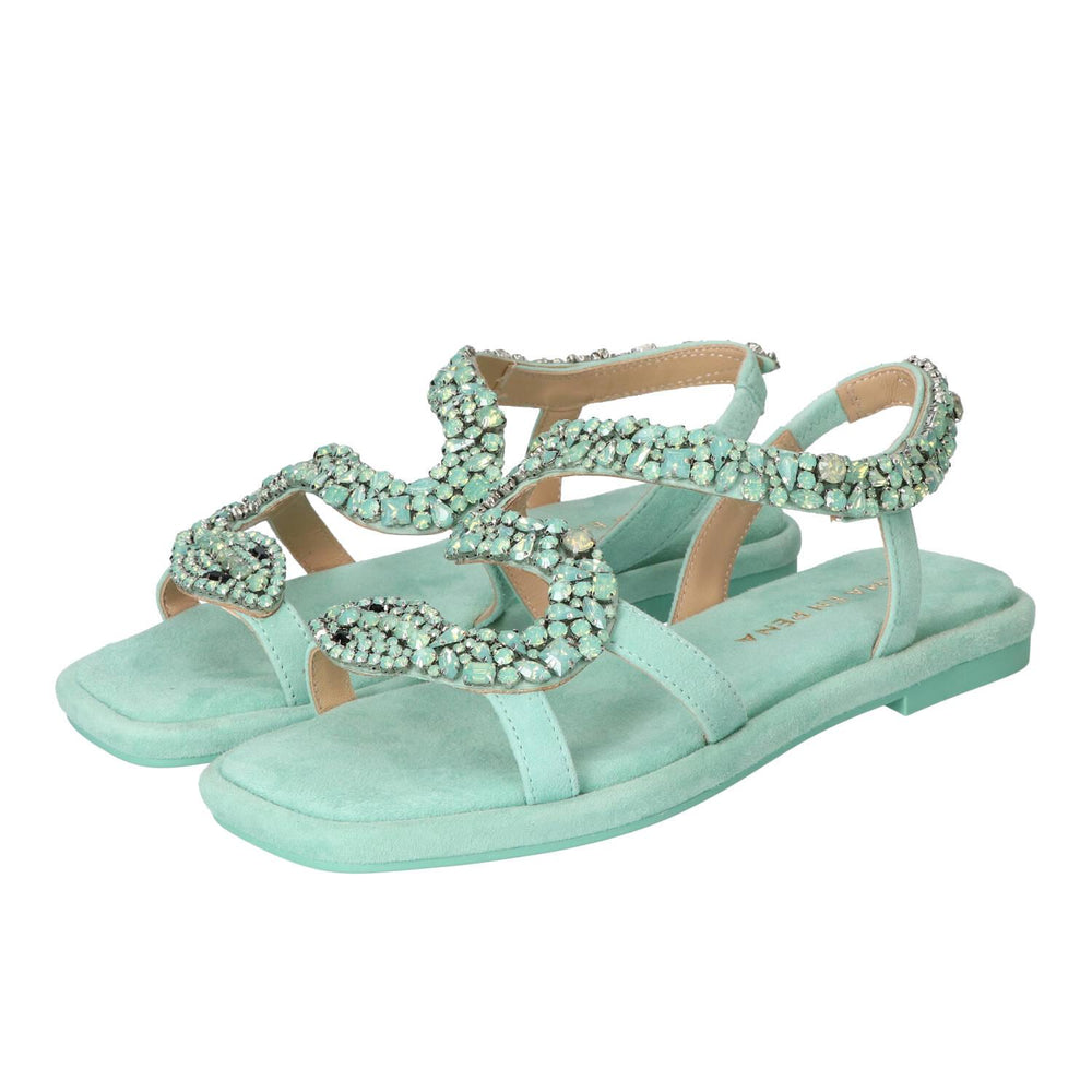 Sandales, Turquoise