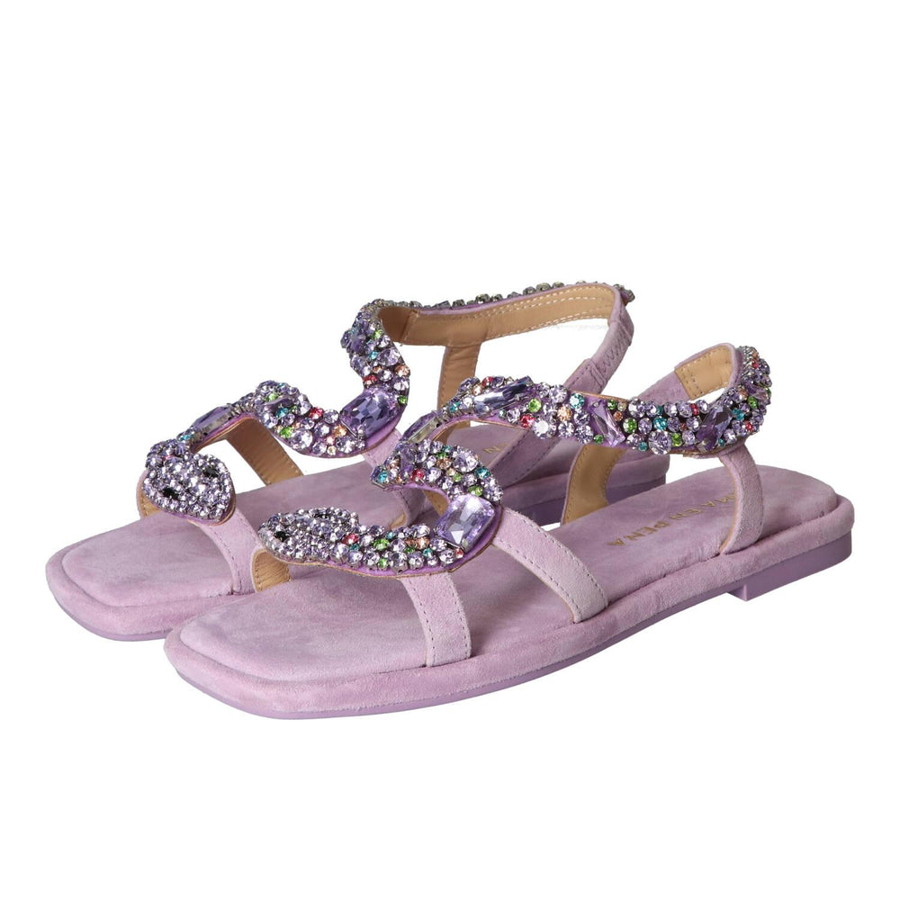 Sandalen, Paars