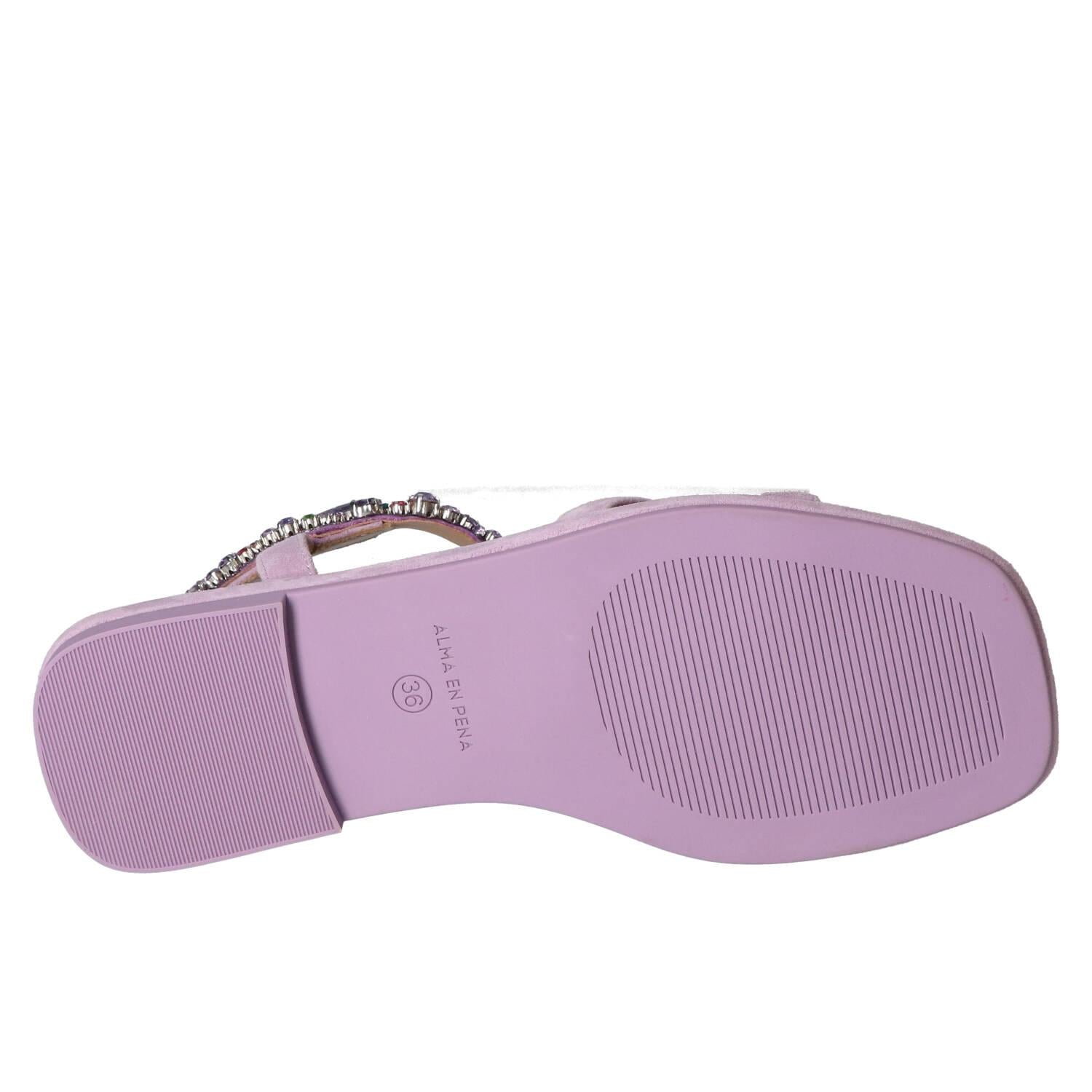 Sandales, violet