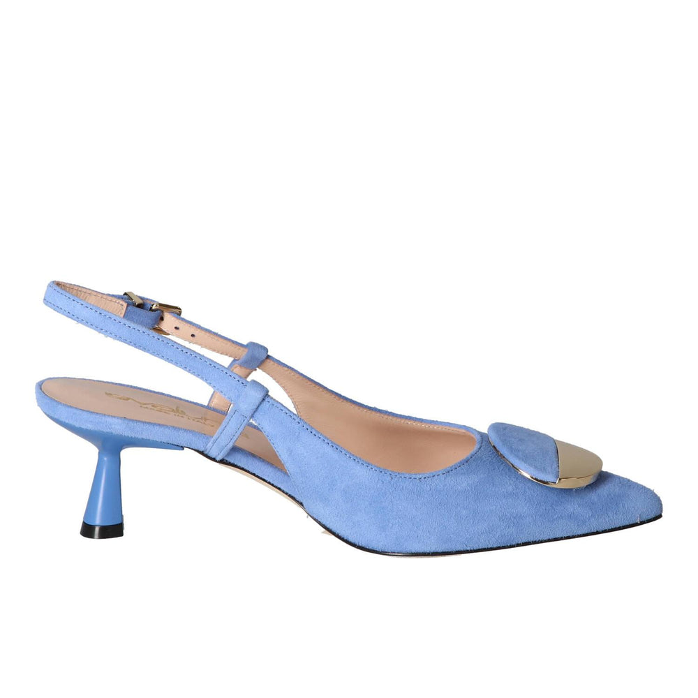 Slingback, bleu clair
