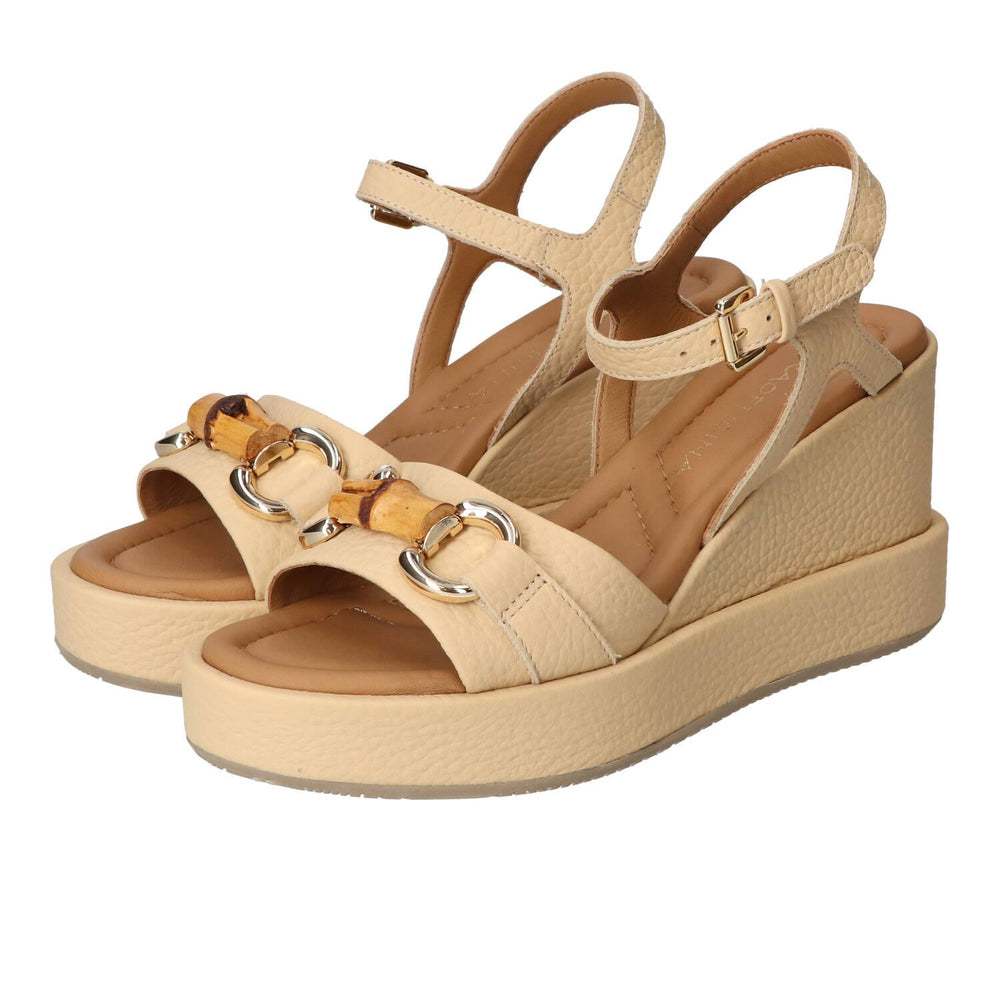 Sandales, beige clair