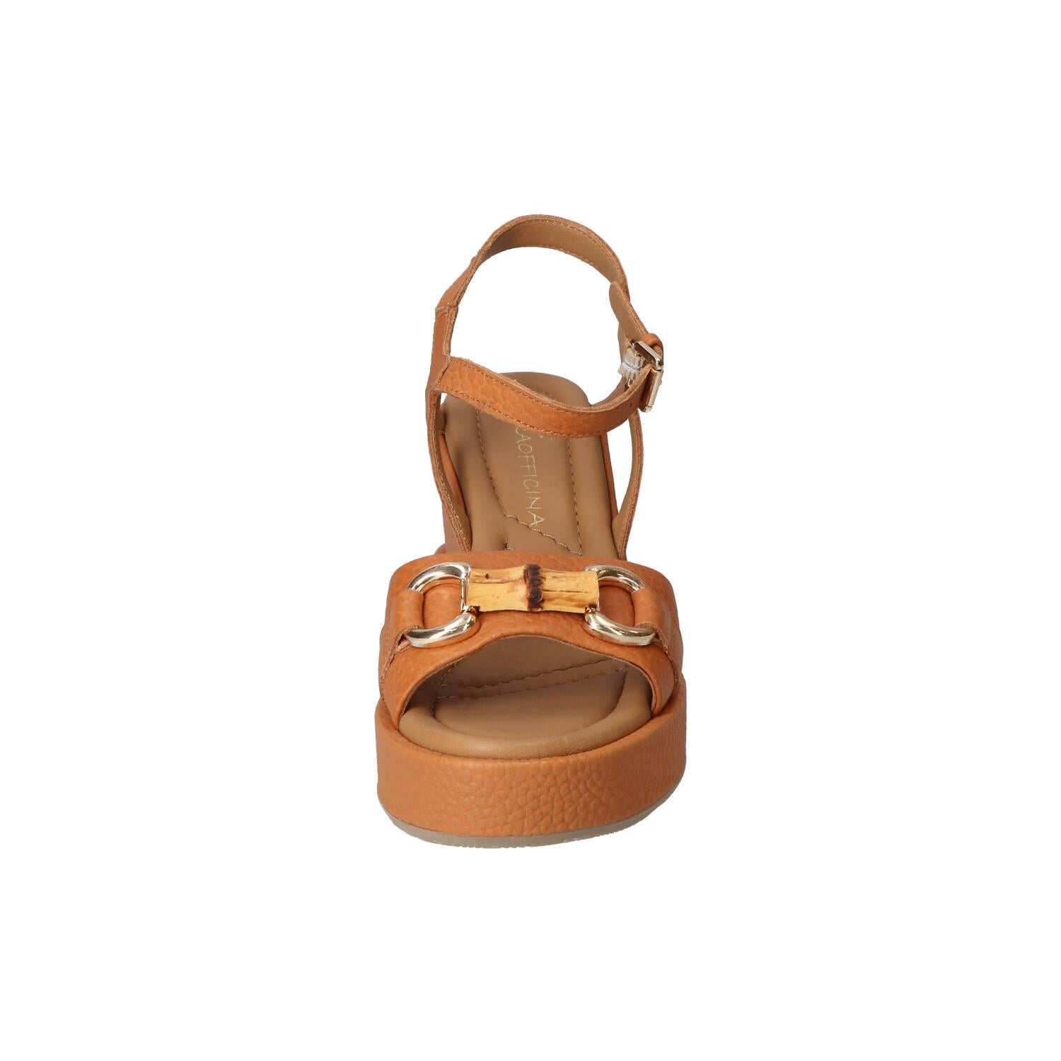 Sandalen, Cognac