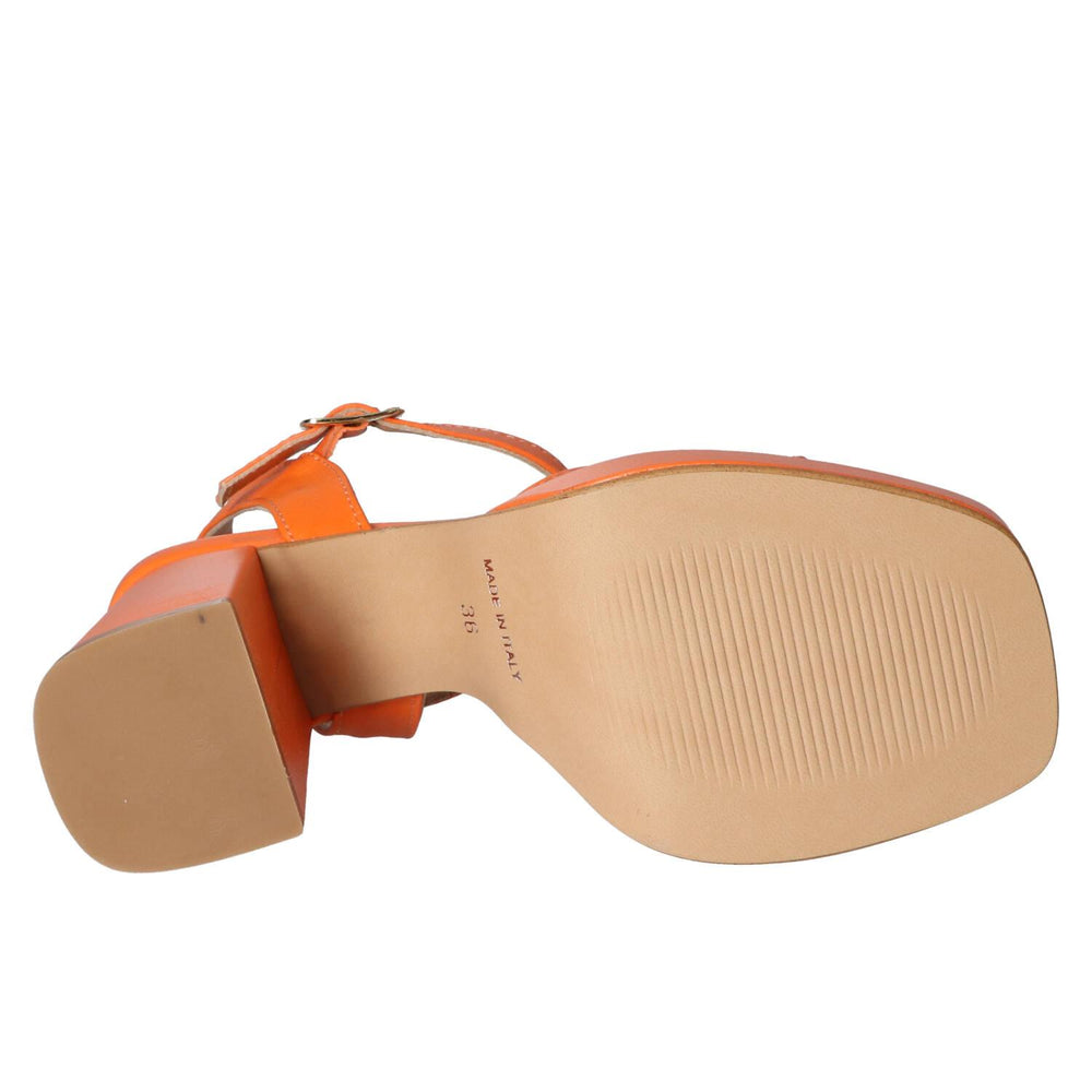Sandales, orange