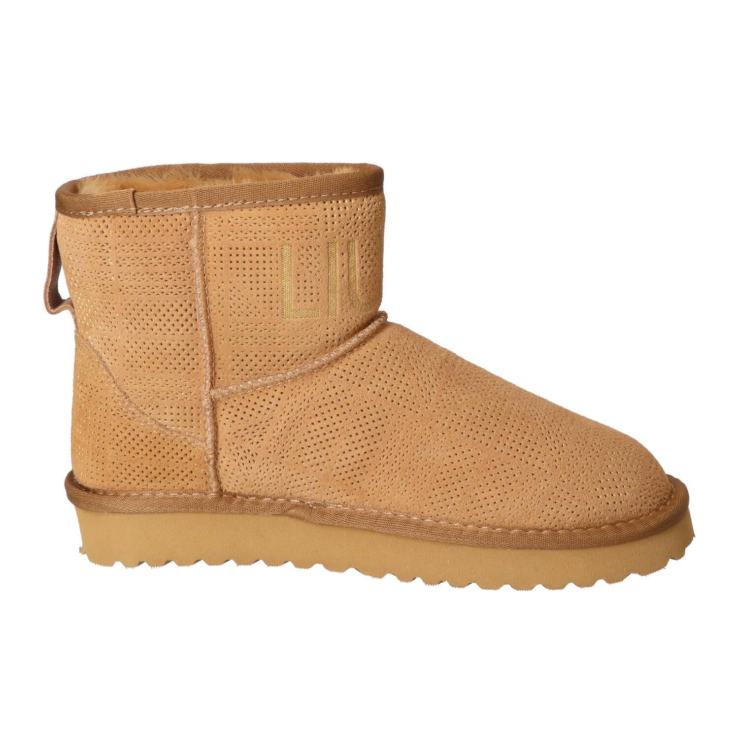 Bottines fourrées, Cognac
