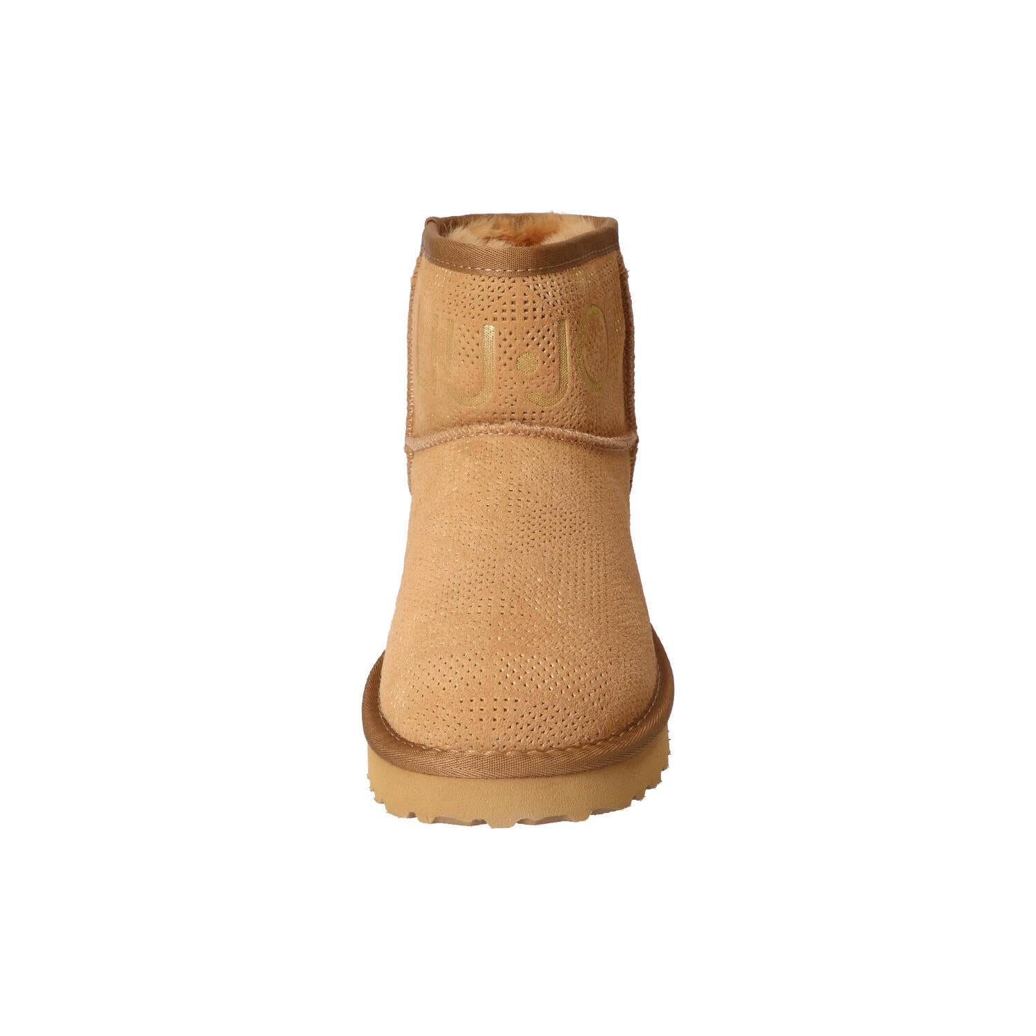 Bottines fourrées, Cognac