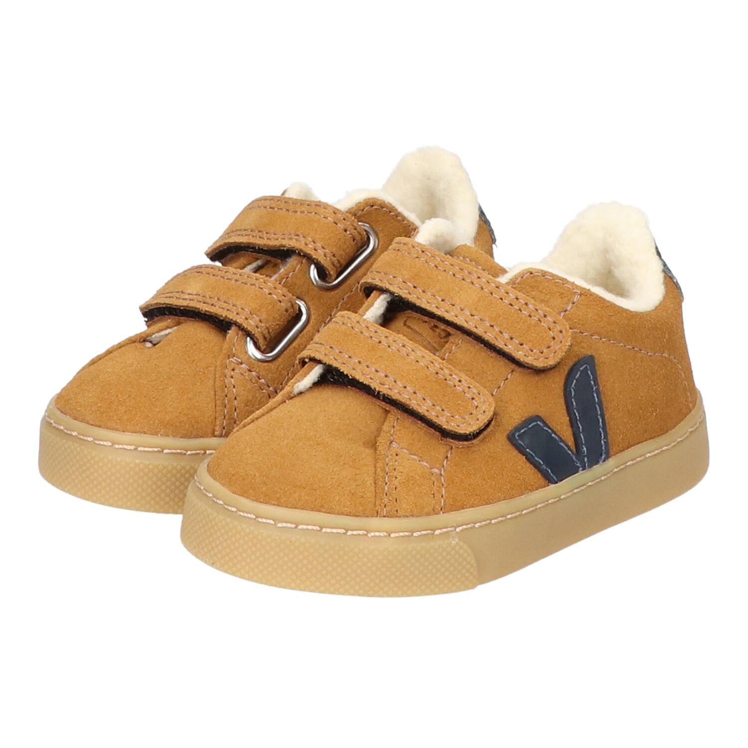 Baskets Velcro, Cognac