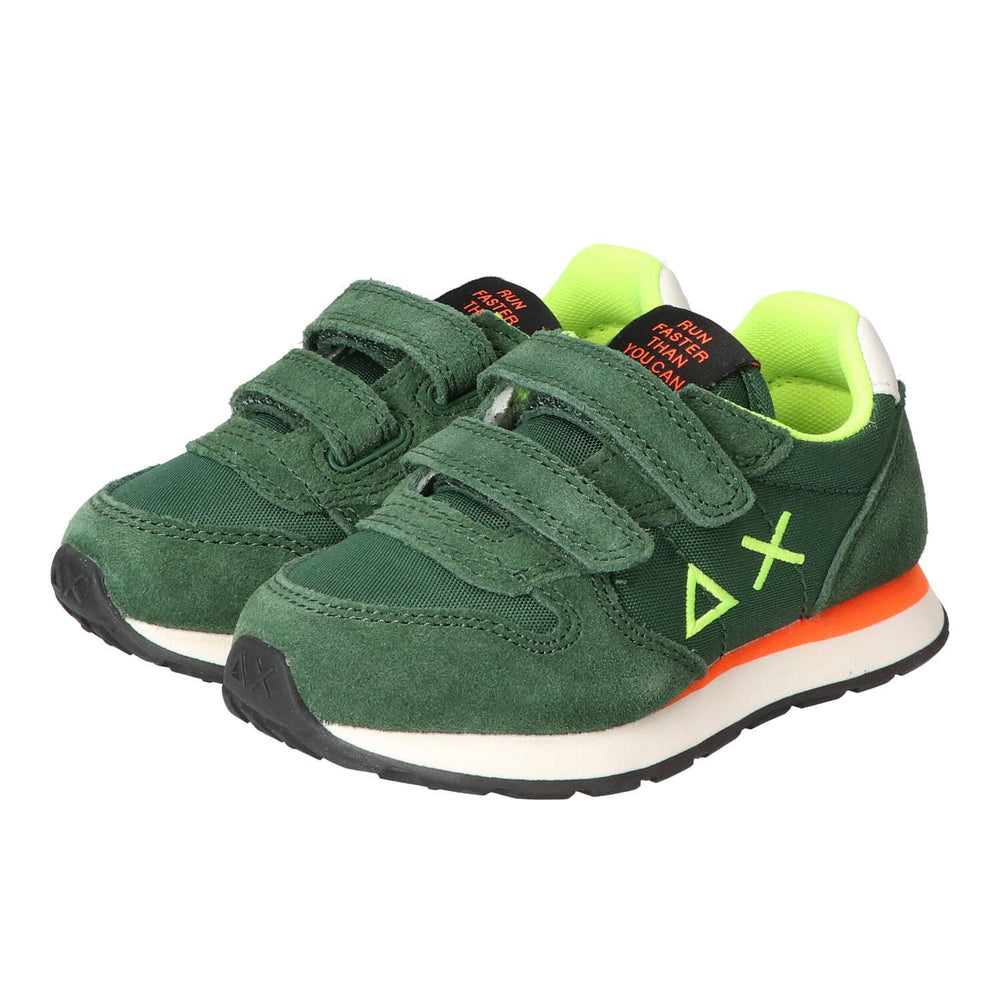 Baskets Velcro, Vert