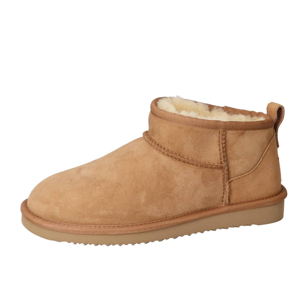 Bottines fourrées, Cognac