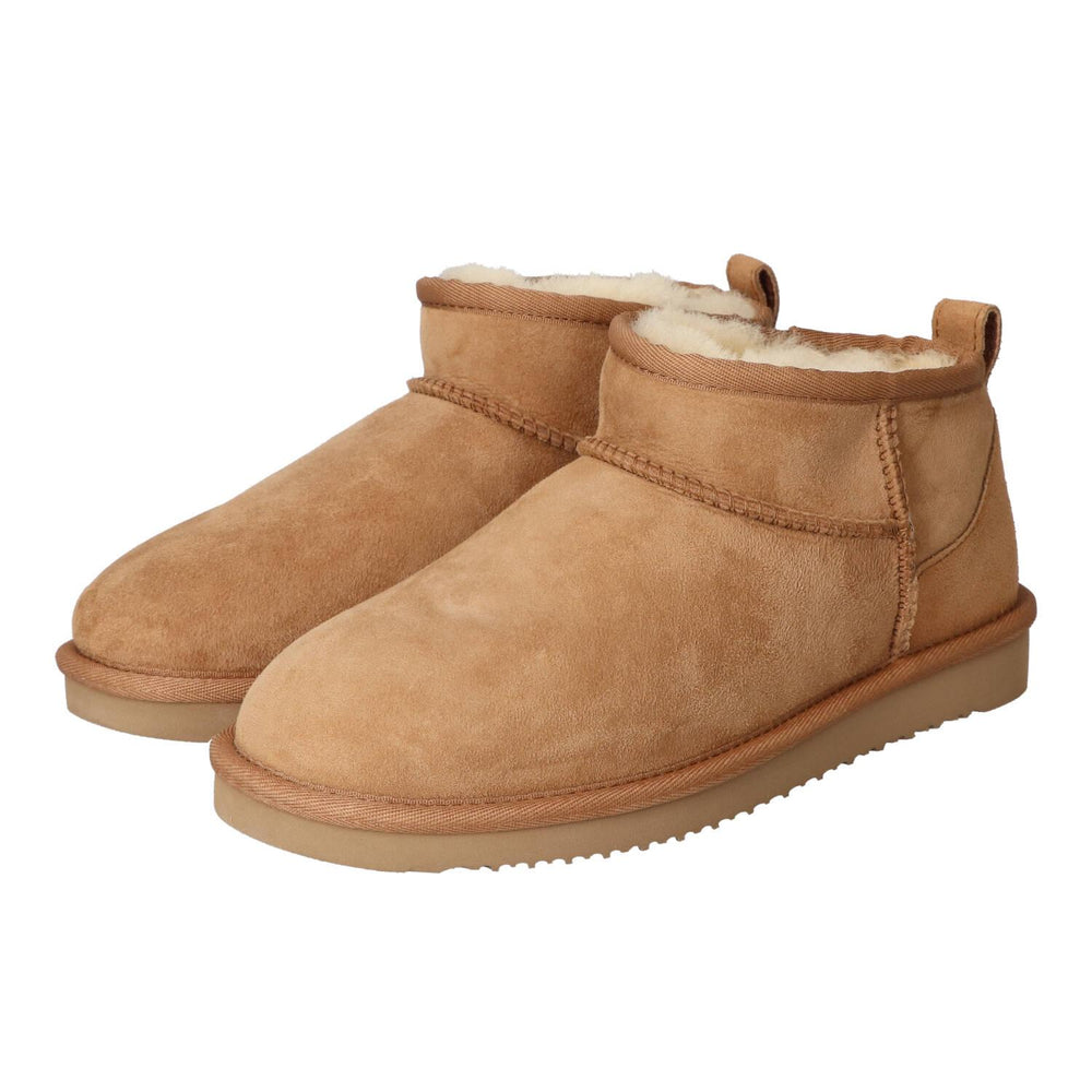 Bottines fourrées, Cognac