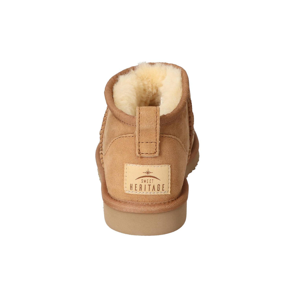 Bottines fourrées, Cognac