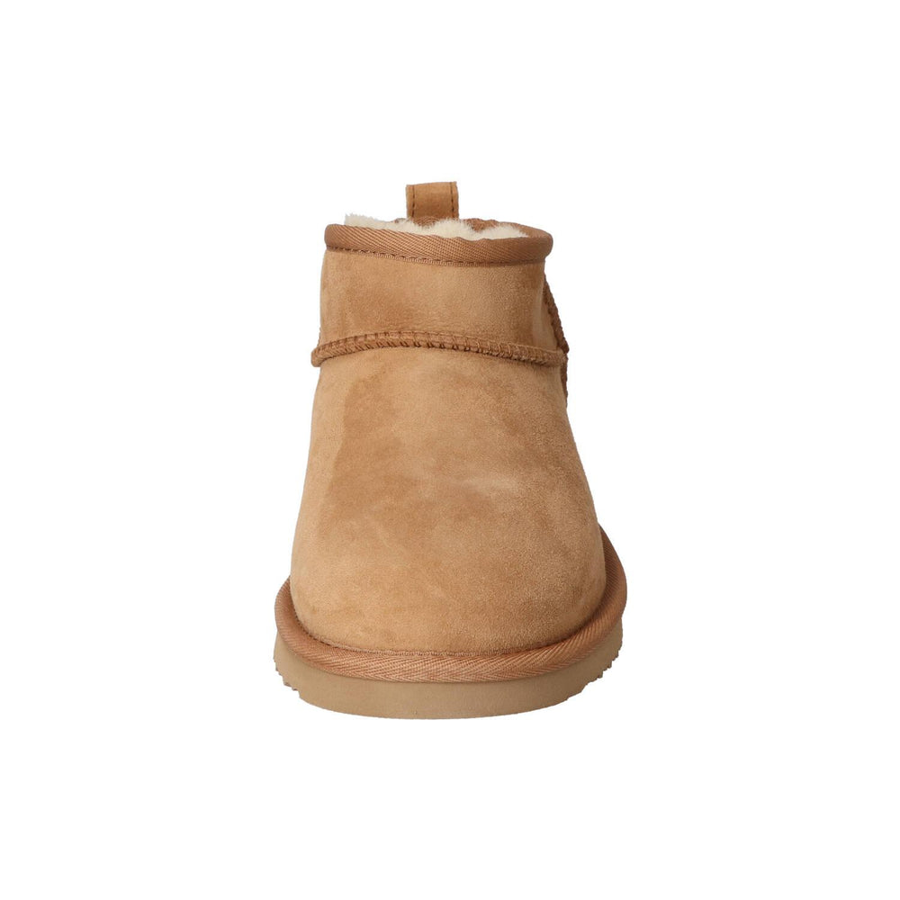 Bottines fourrées, Cognac