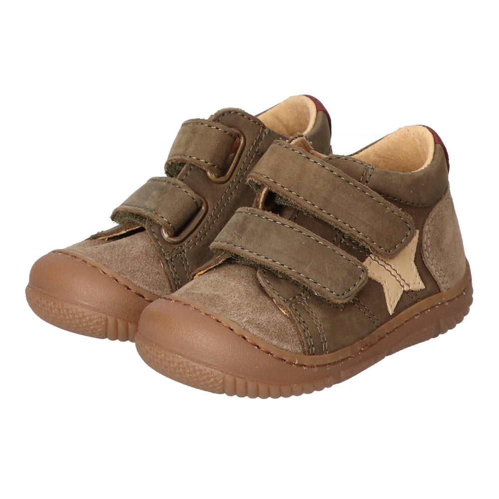 Chaussures Velcro, vertes
