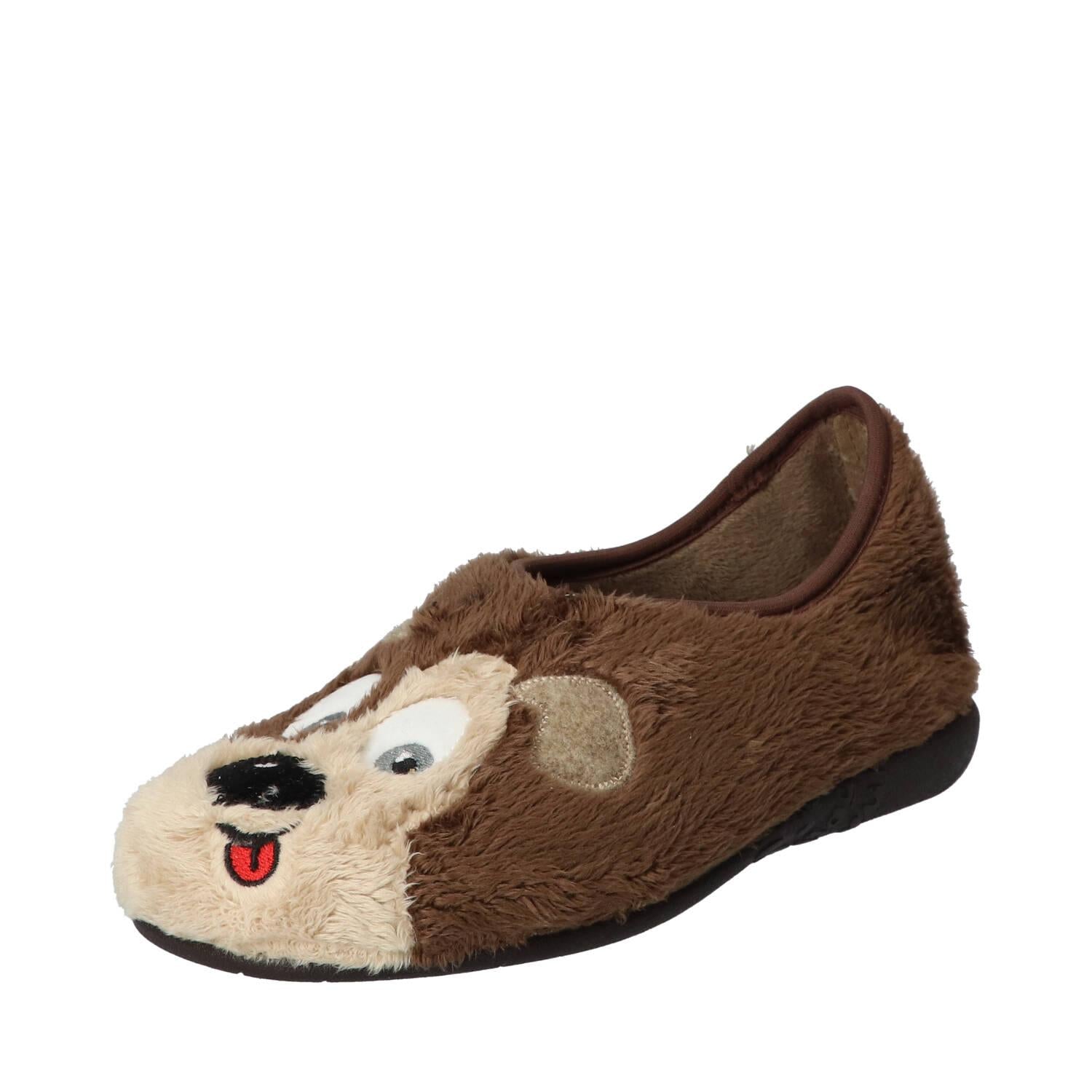 Chaussons, marron foncé