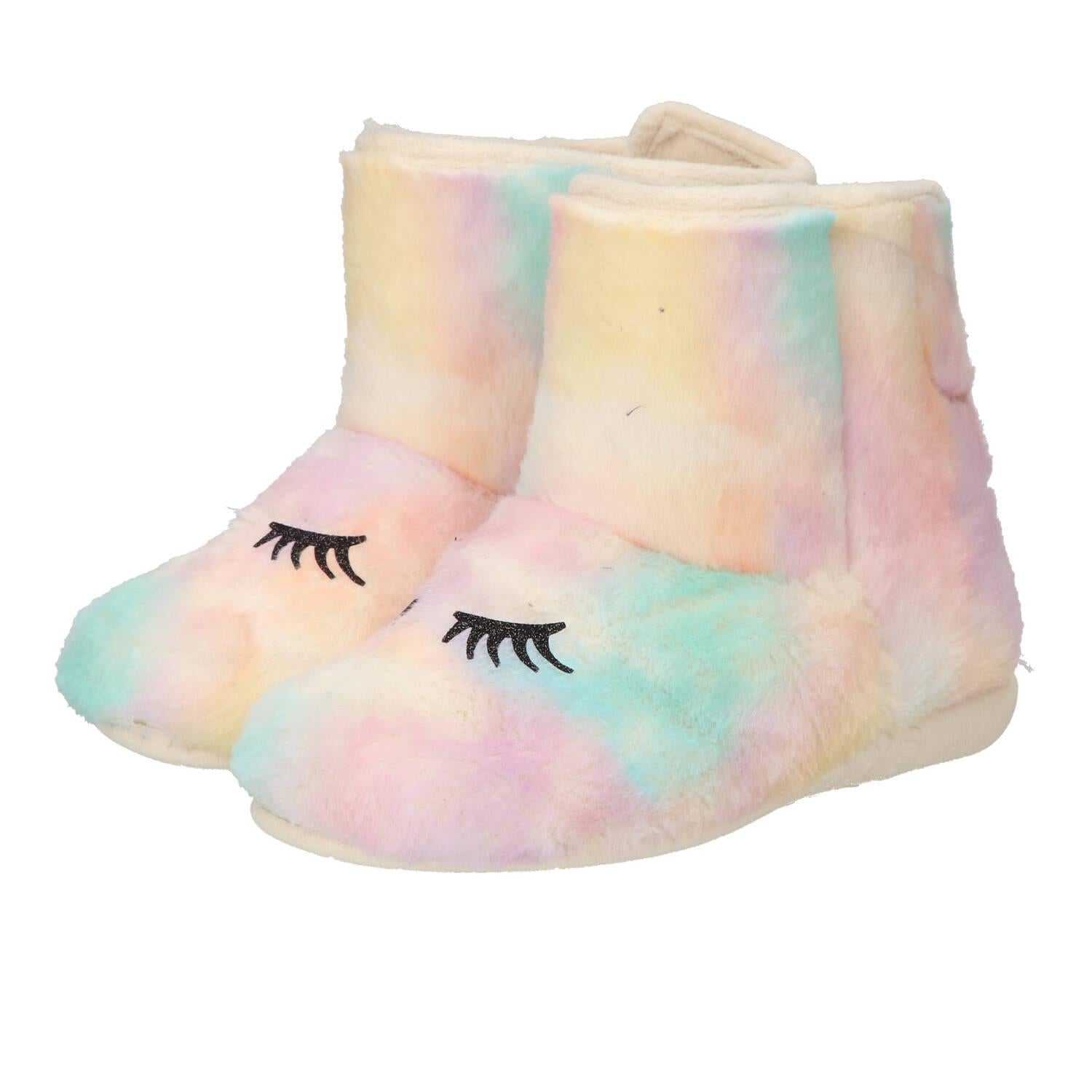 Pantoufles, multicolores