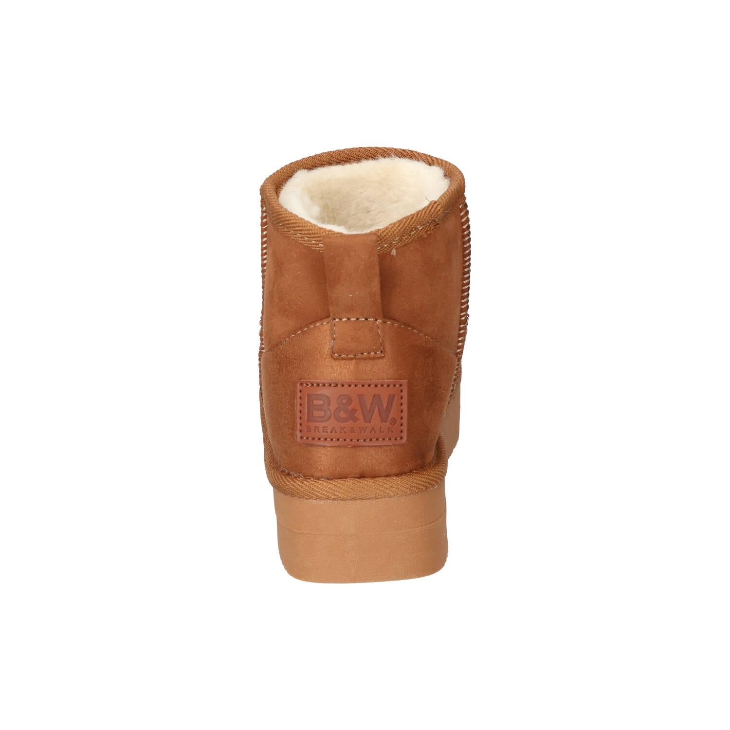 Bottines fourrées, Cognac