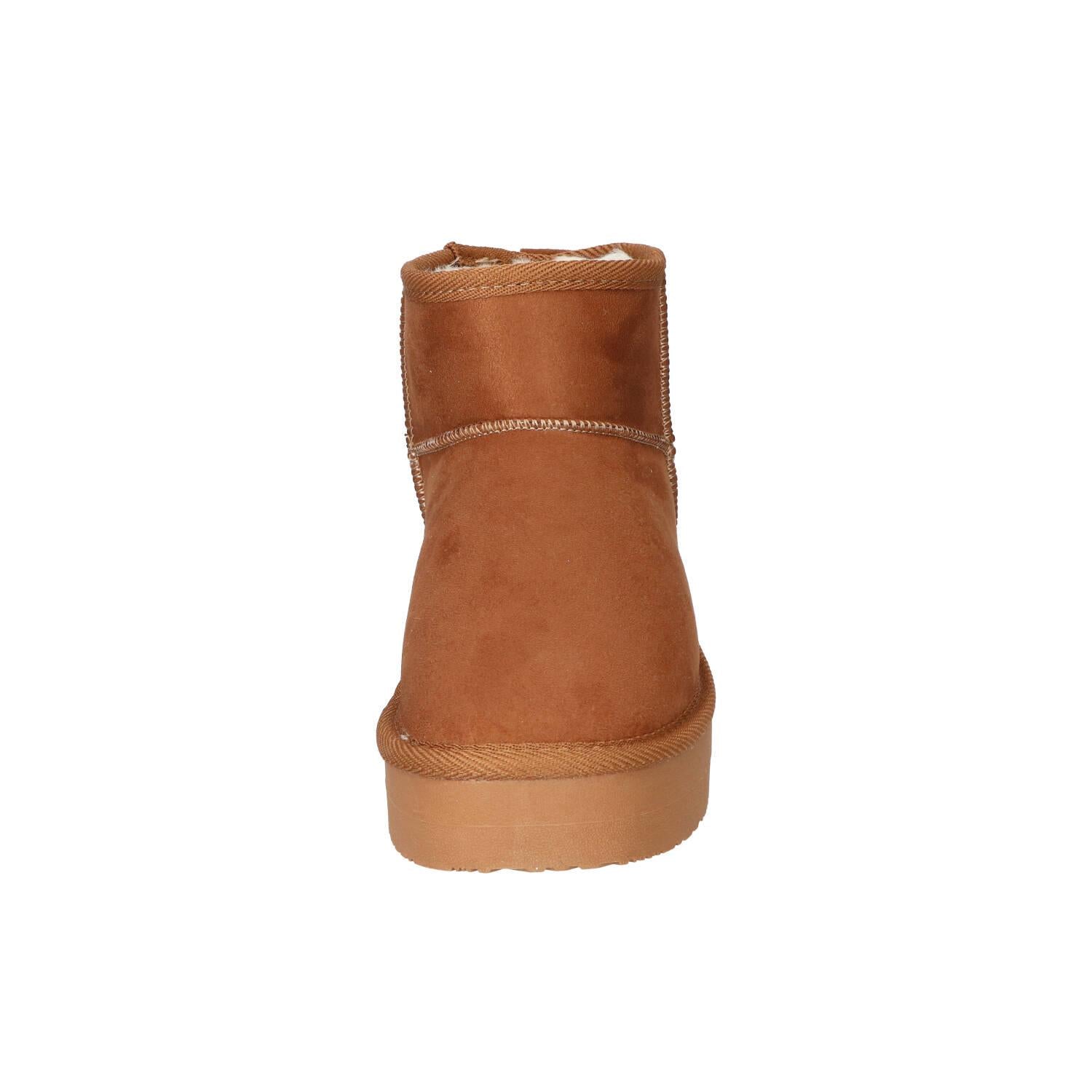 Bottines fourrées, Cognac