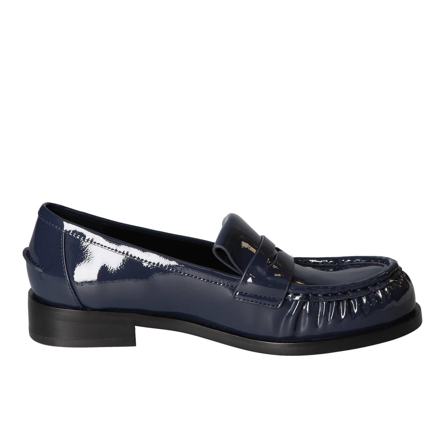 Chaussures à enfiler, Bleu