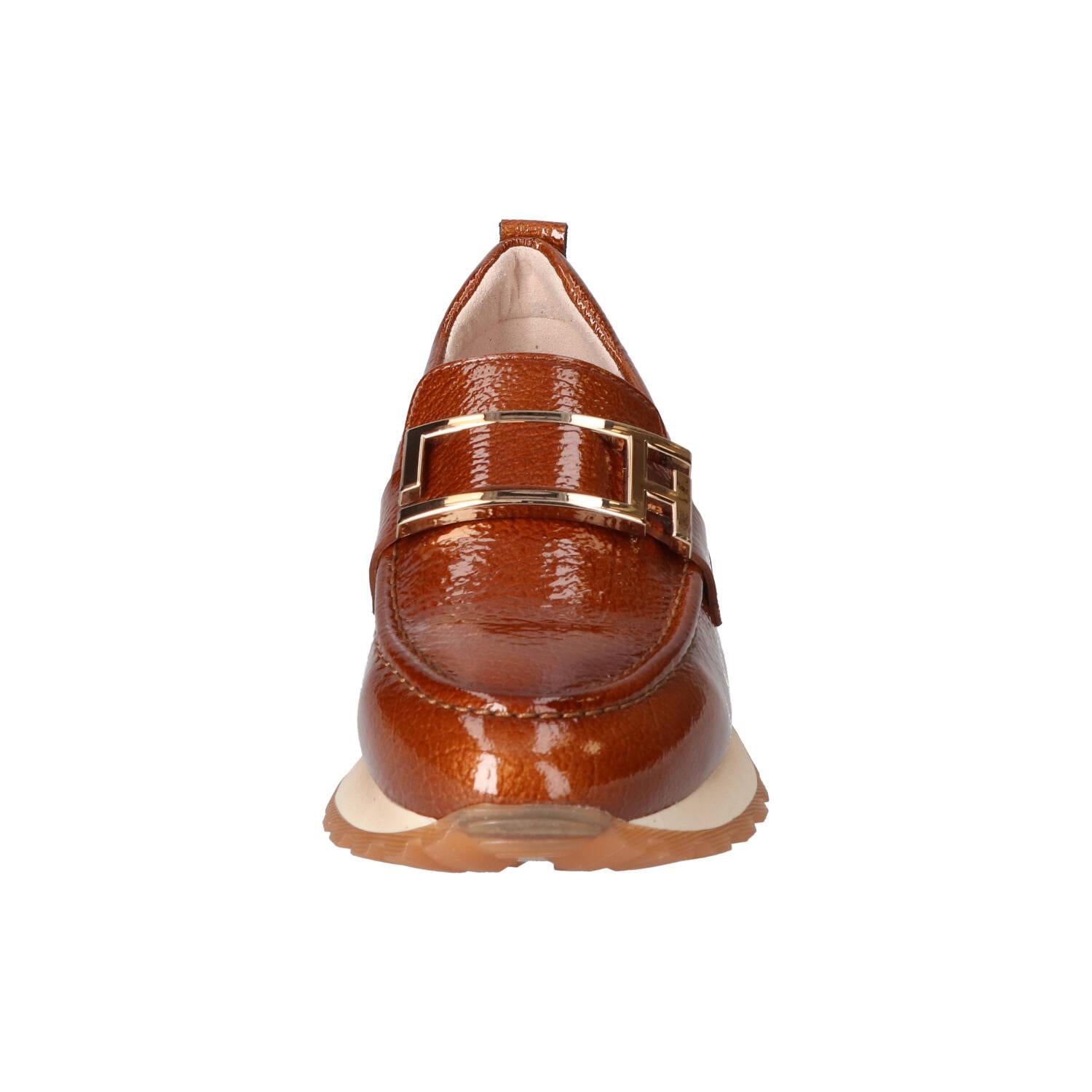 Chaussures à enfiler, Cognac