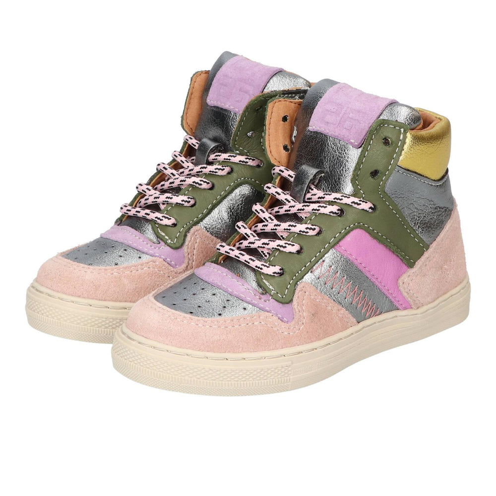 Baskets Lacets, Multicolore