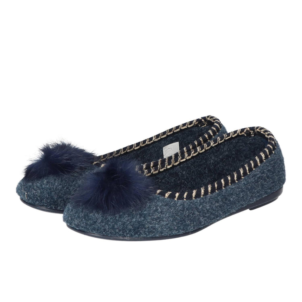 Chaussons, Bleu