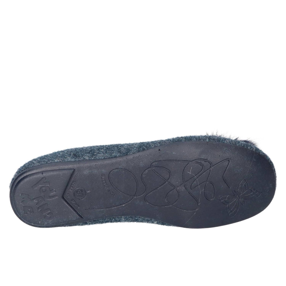 Chaussons, Bleu