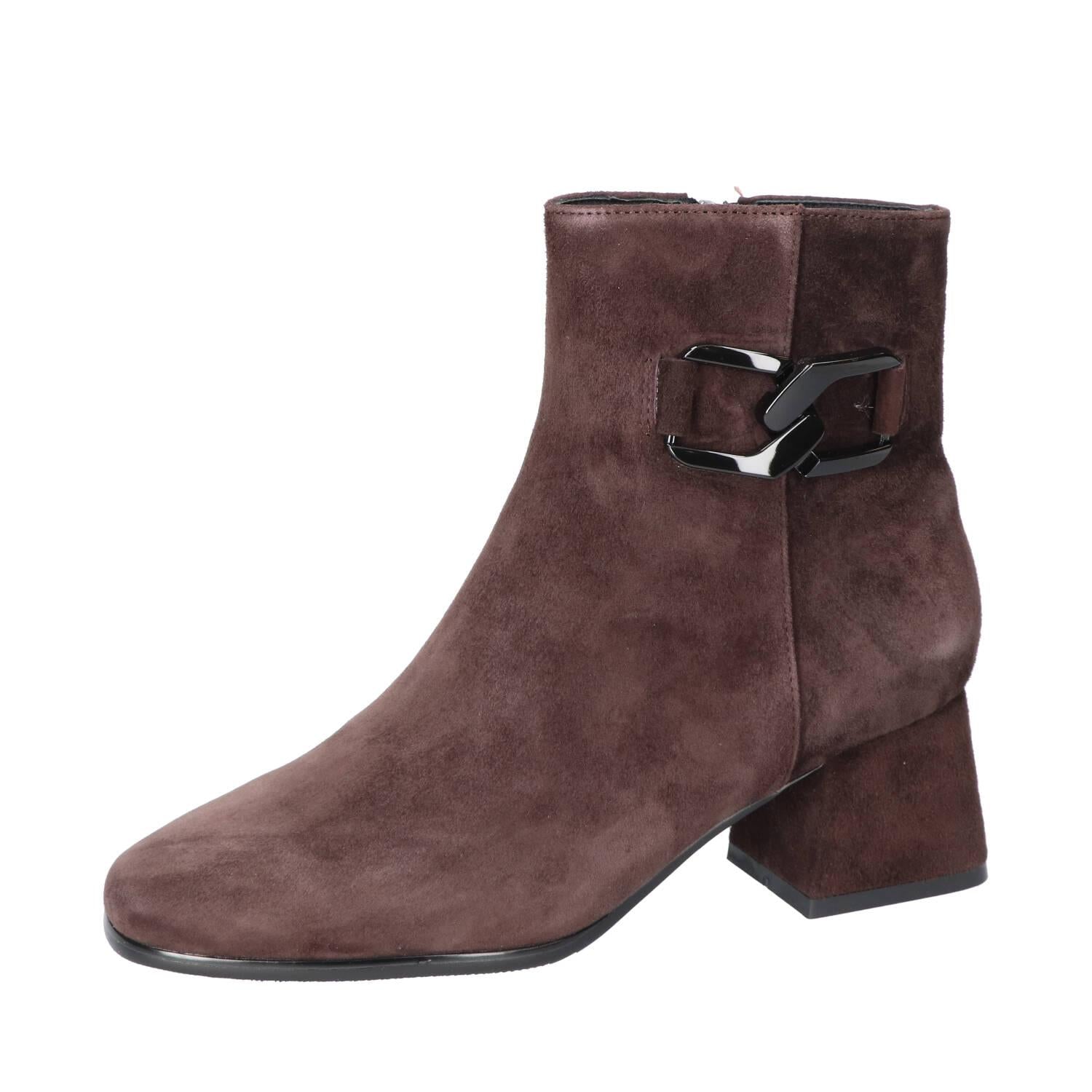 Bottines, marron foncé