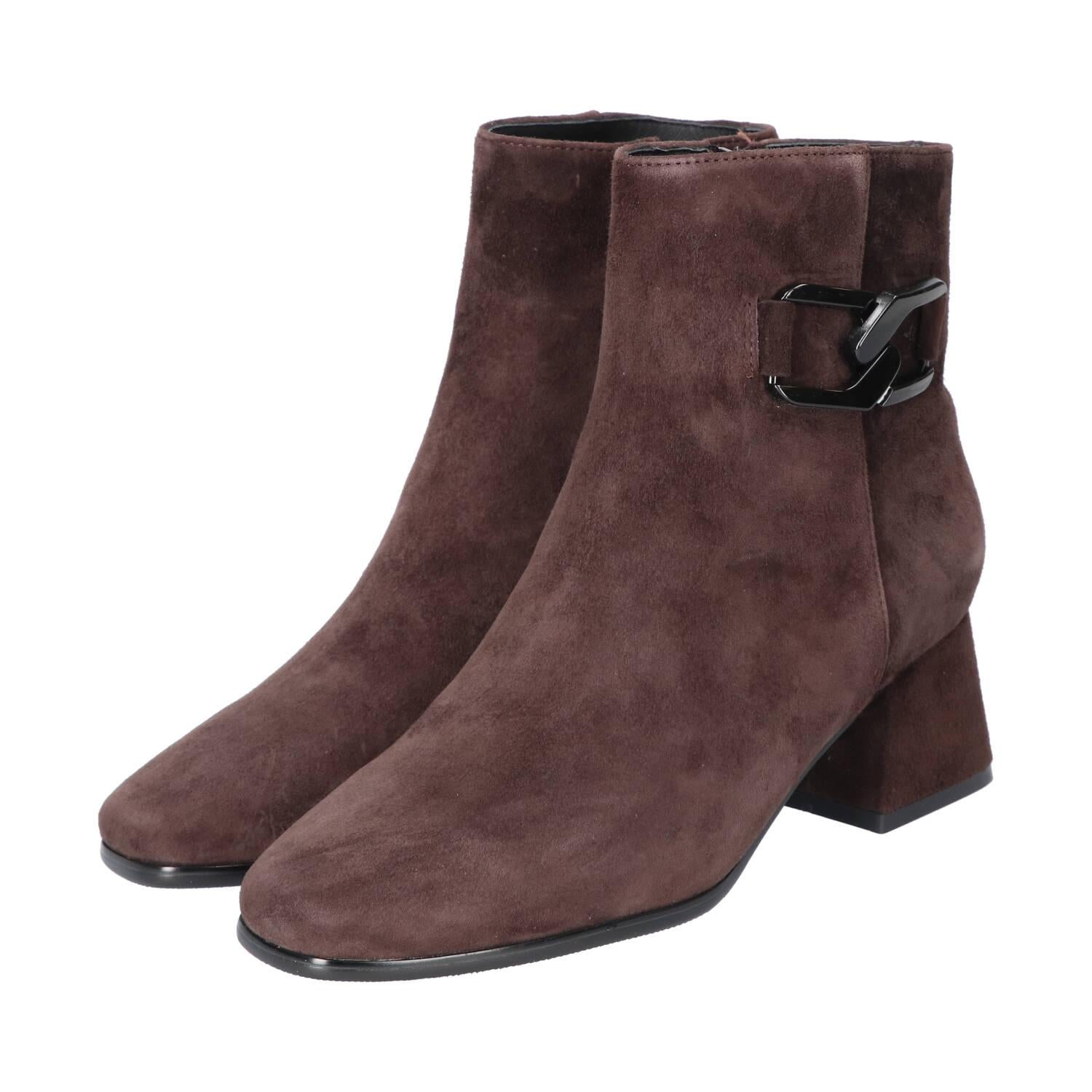 Bottines, marron foncé