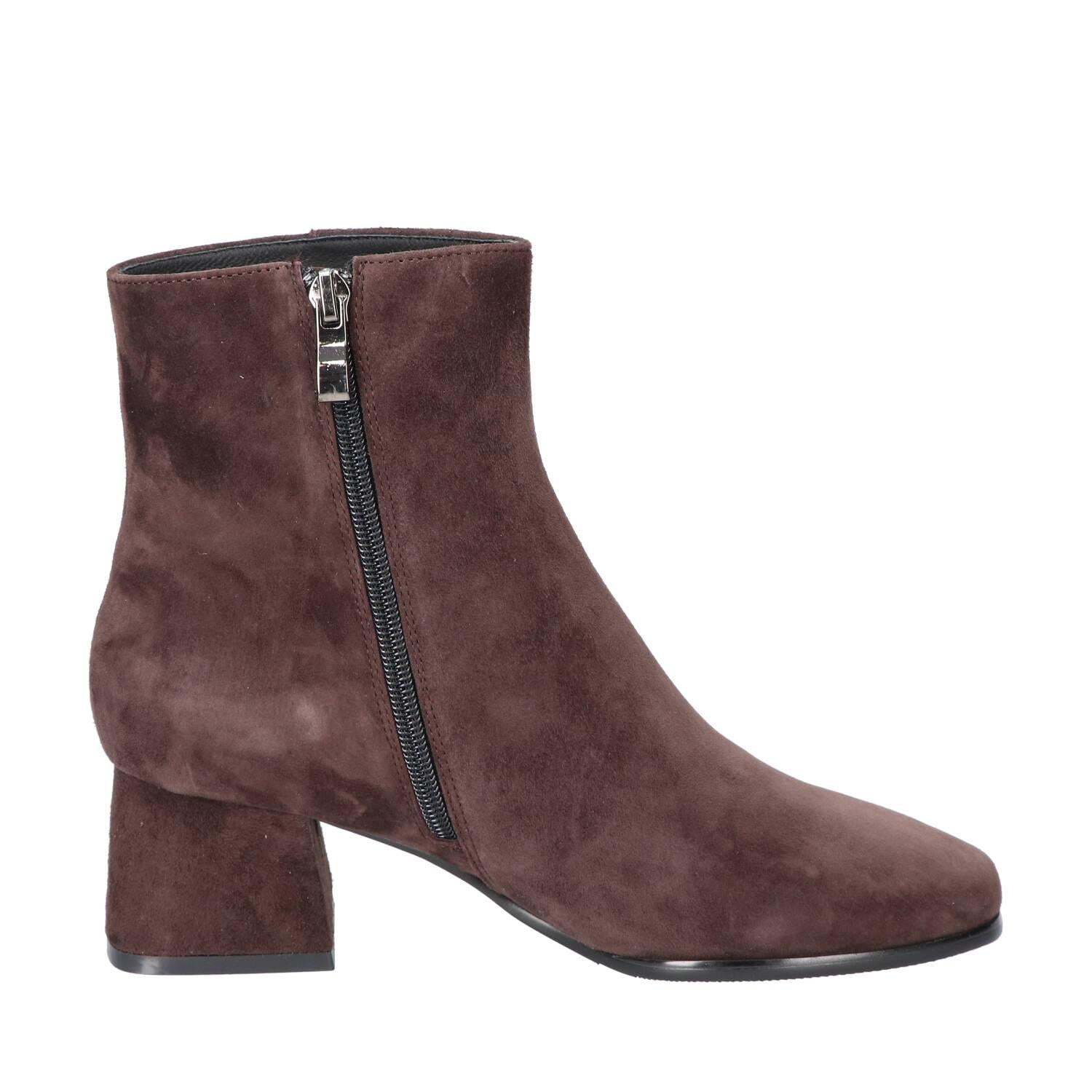 Bottines, marron foncé