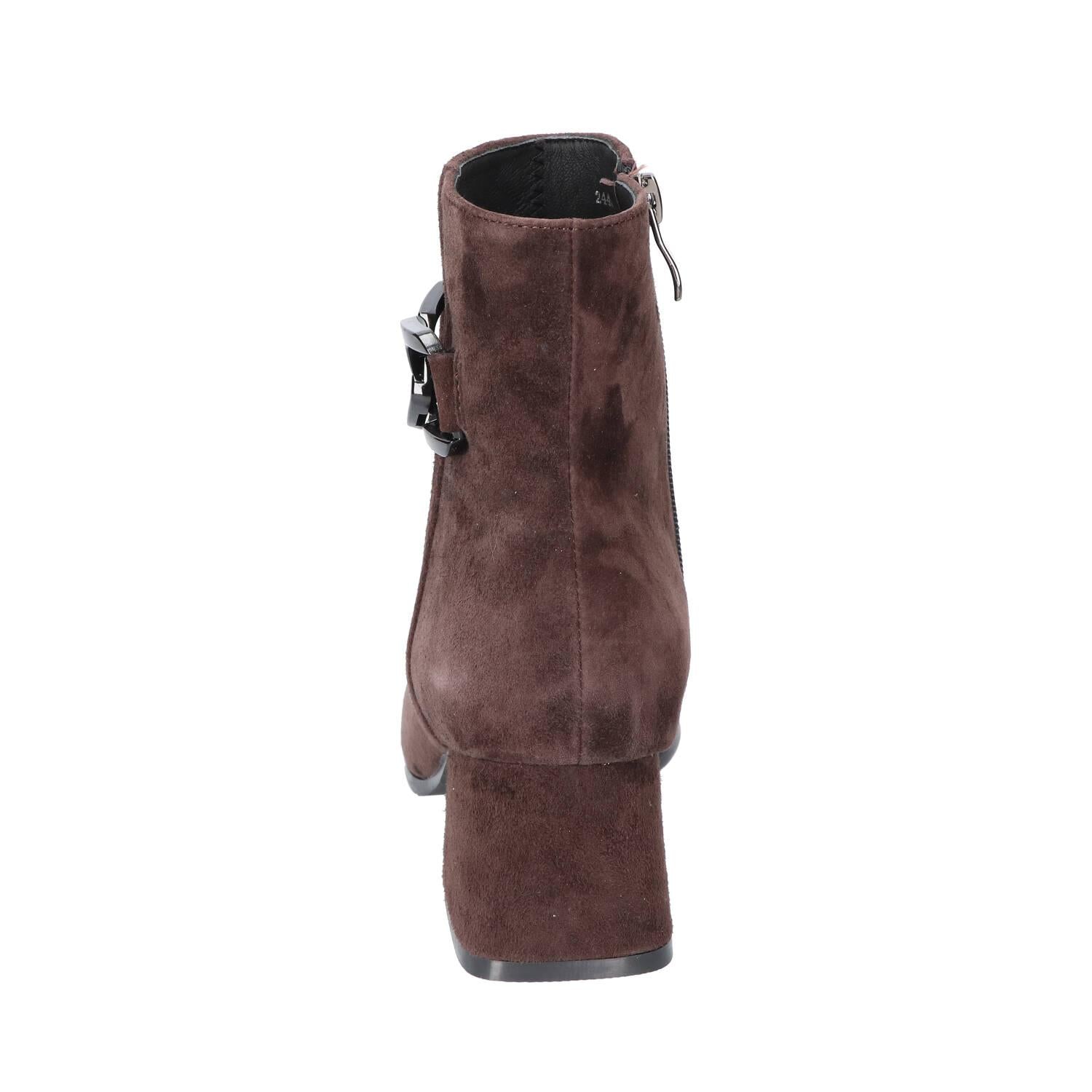 Bottines, marron foncé