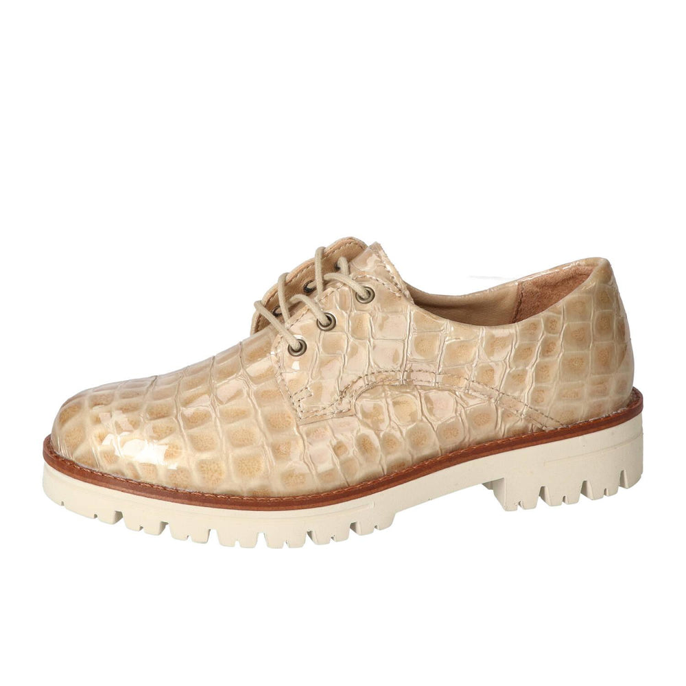 Chaussures à lacets, Beige clair