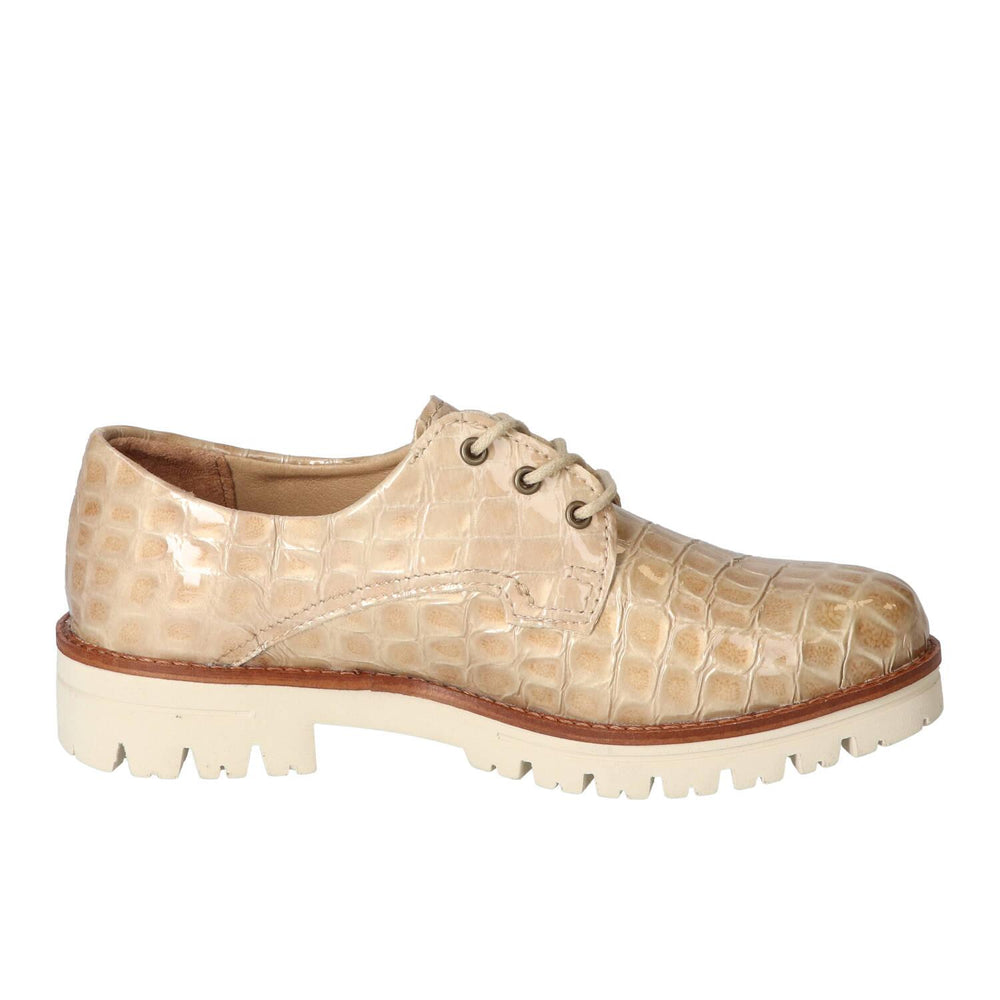 Chaussures à lacets, Beige clair